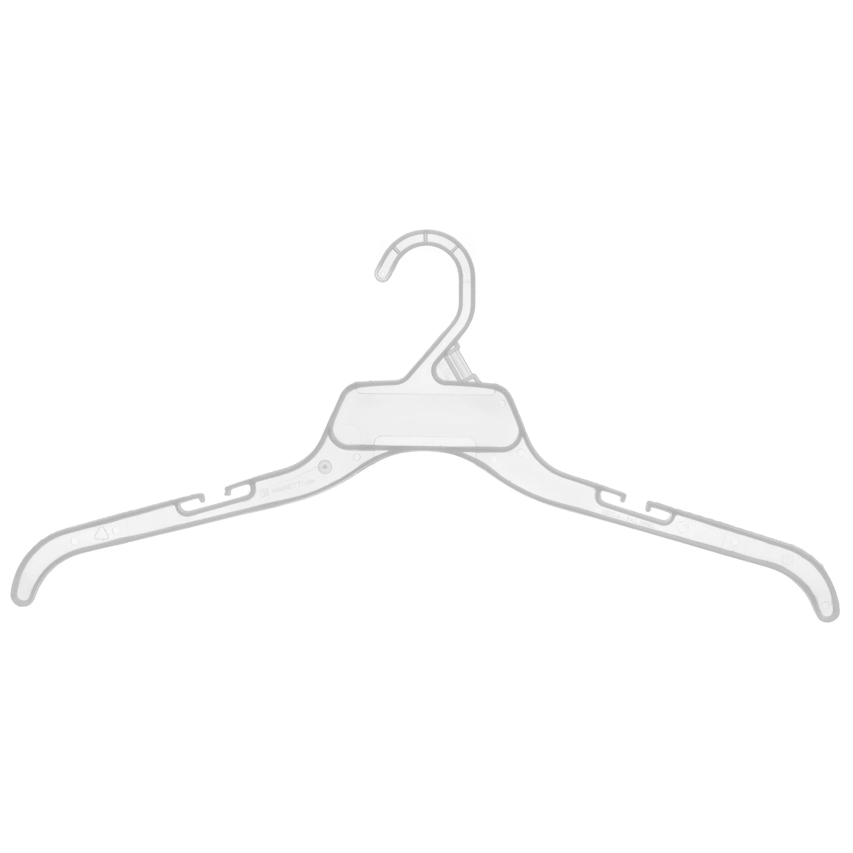 509 - Plastic 19" Top Hanger