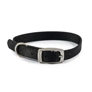 Ancol Viva Nylon Collar Black 26-31cm Size 2