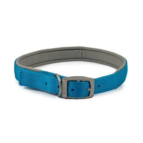 Ancol Viva Padded Nylon Collar Blue 45-54cm Size 6