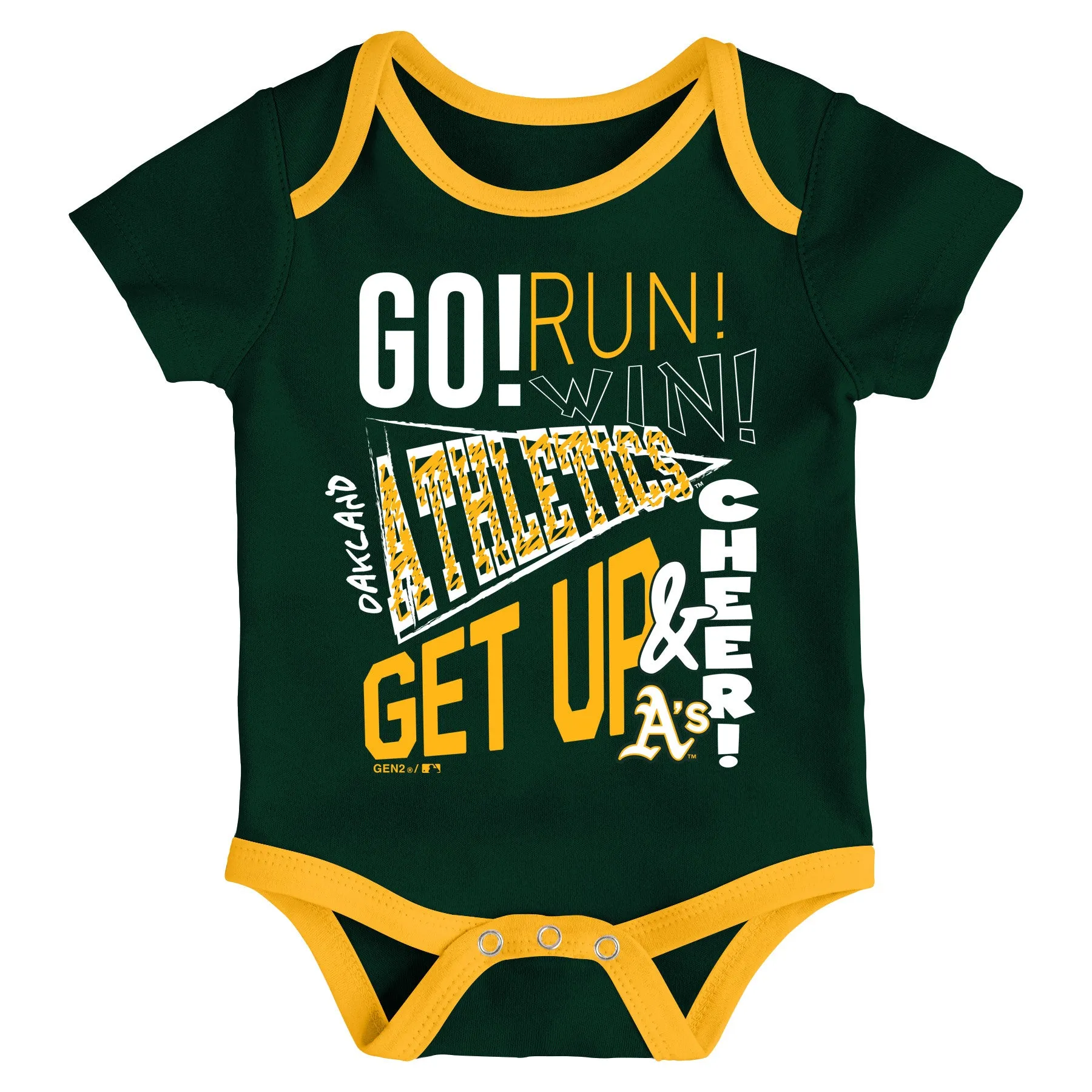 Athletics Get Up and Cheer 3 Pack