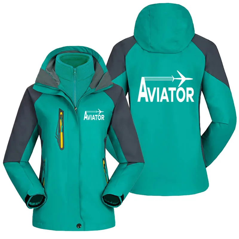 Aviator Designed Thick "WOMEN" Skiing Jackets