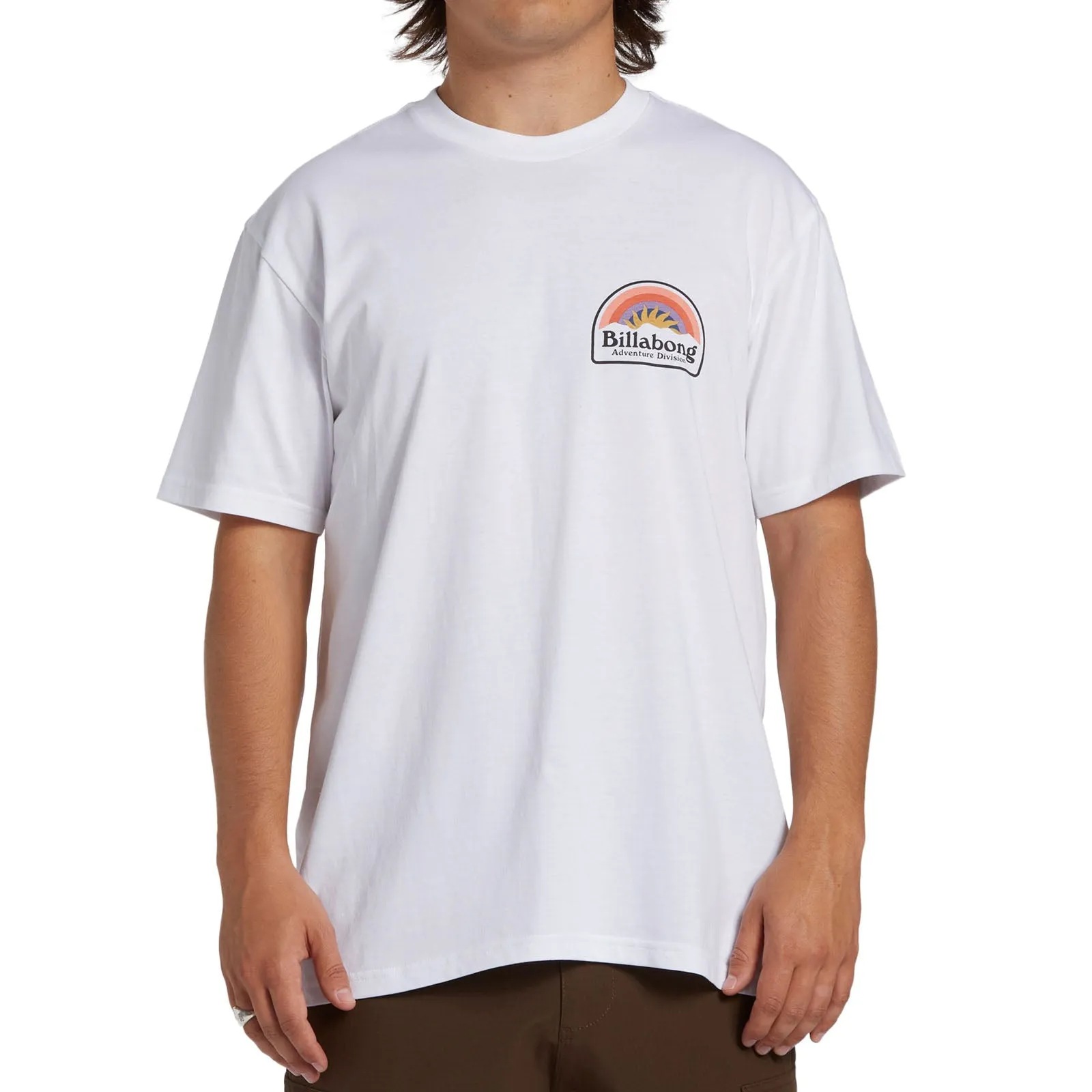 Billabong Mens Sun Up Crew Neck Cotton T-Shirt