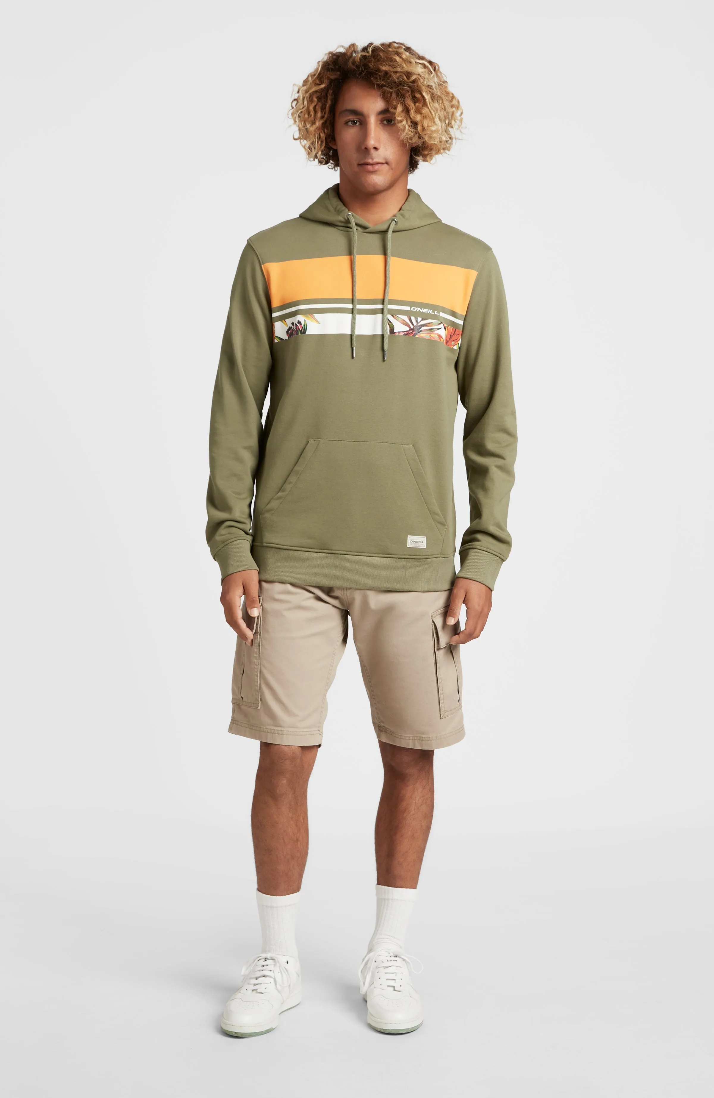 Block Hoodie | Deep Lichen Green