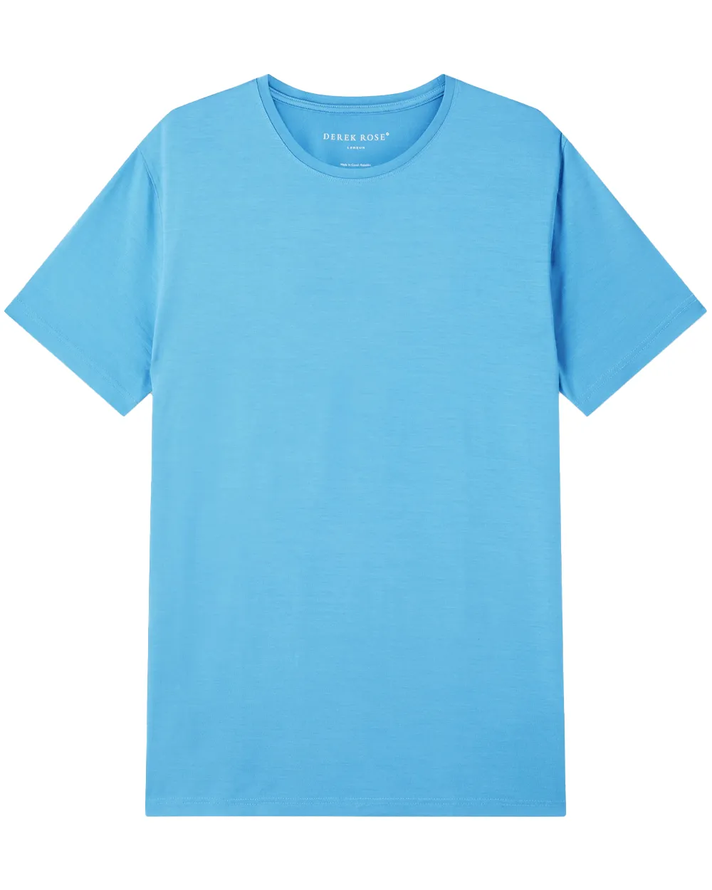 Blue Micro Modal Short Sleeve T-Shirt