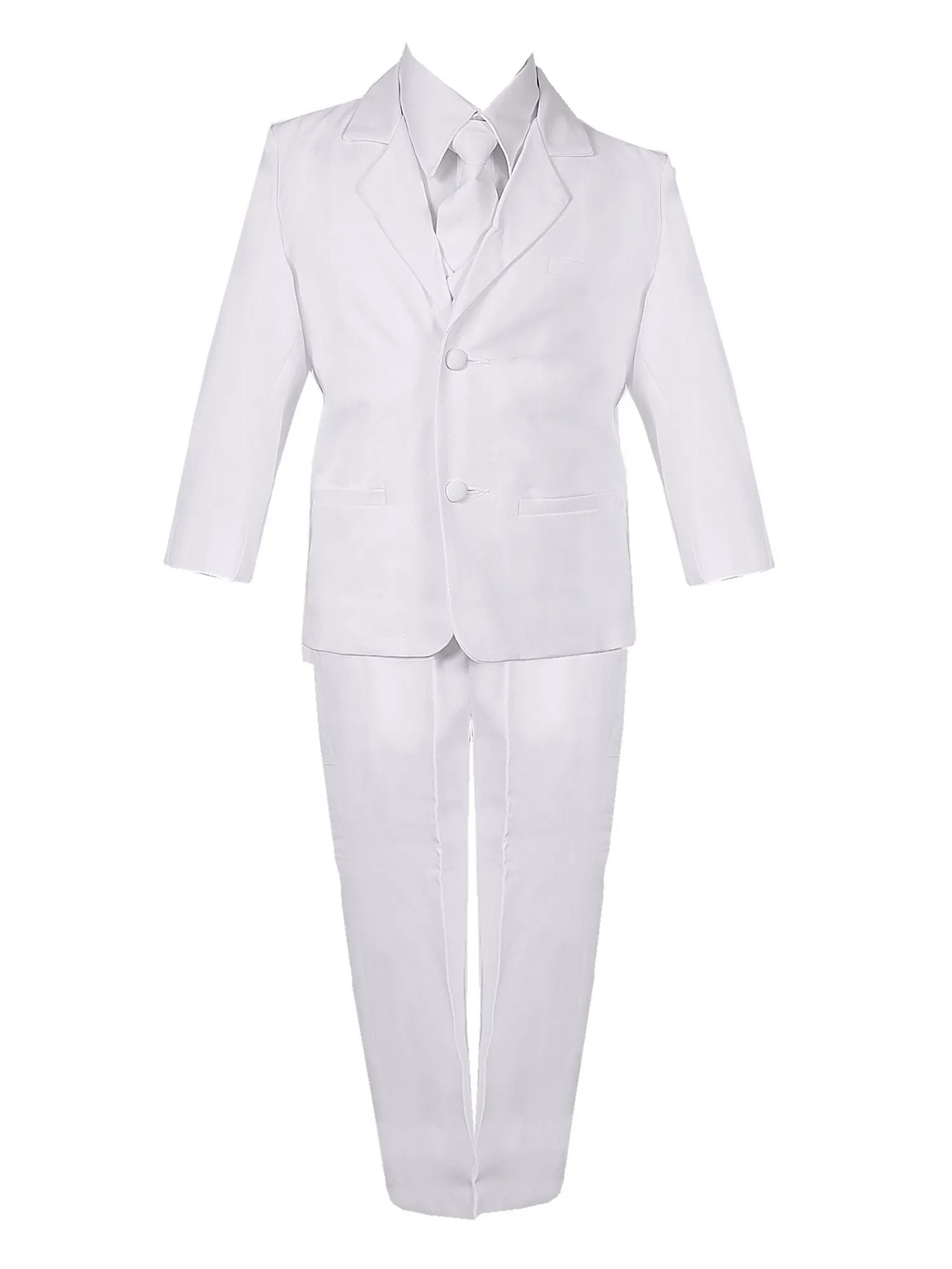 Boys Straight-Cut 5-Piece Special Occasion Suit Set, Sizes 2T-20