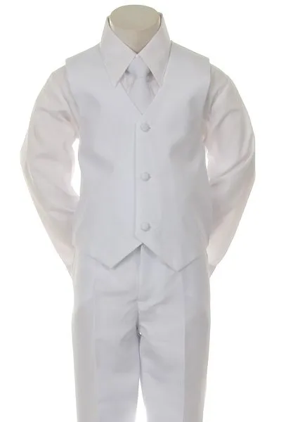 Boys Straight-Cut 5-Piece Special Occasion Suit Set, Sizes 2T-20