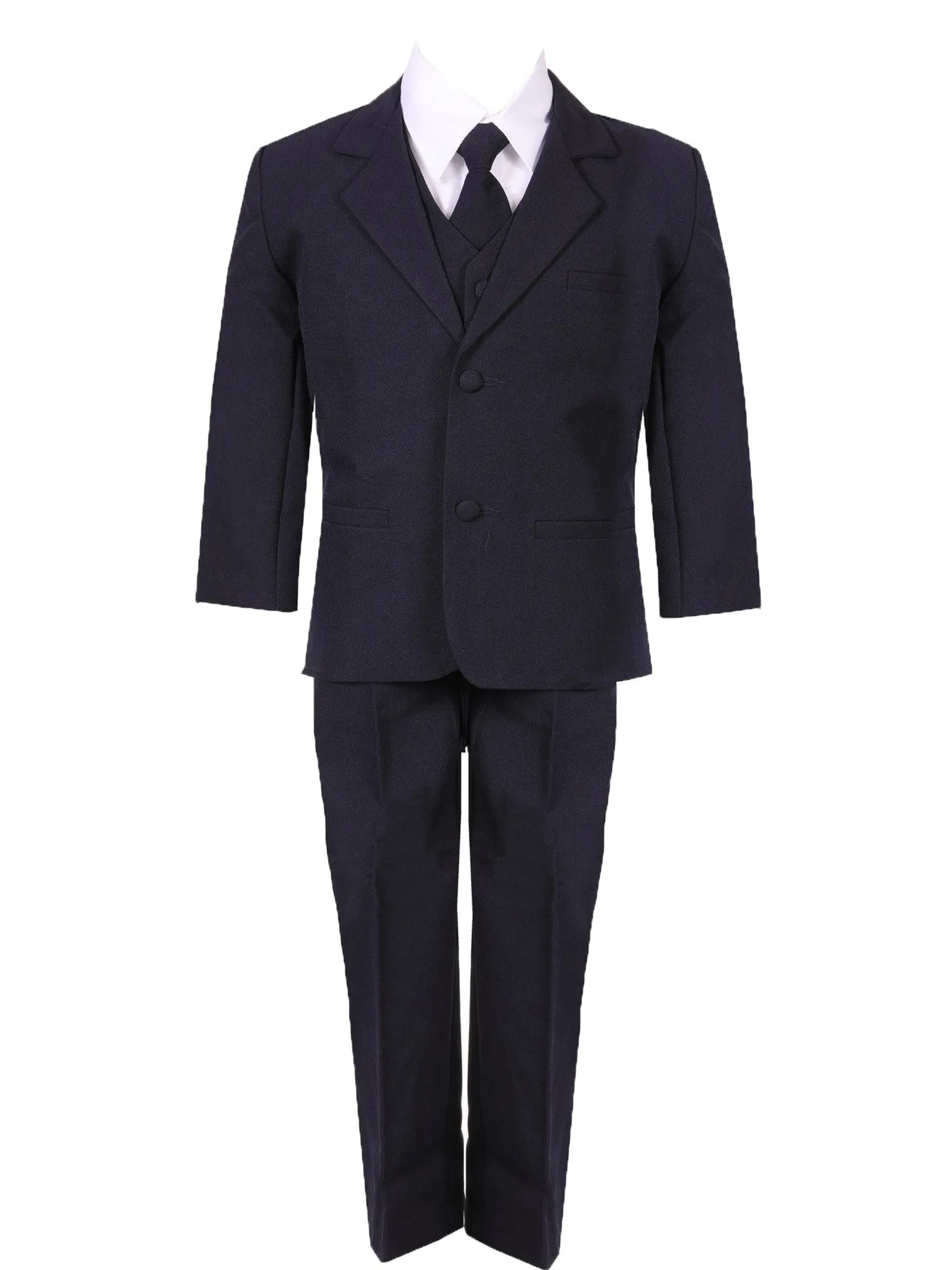 Boys Straight-Cut 5-Piece Special Occasion Suit Set, Sizes 2T-20