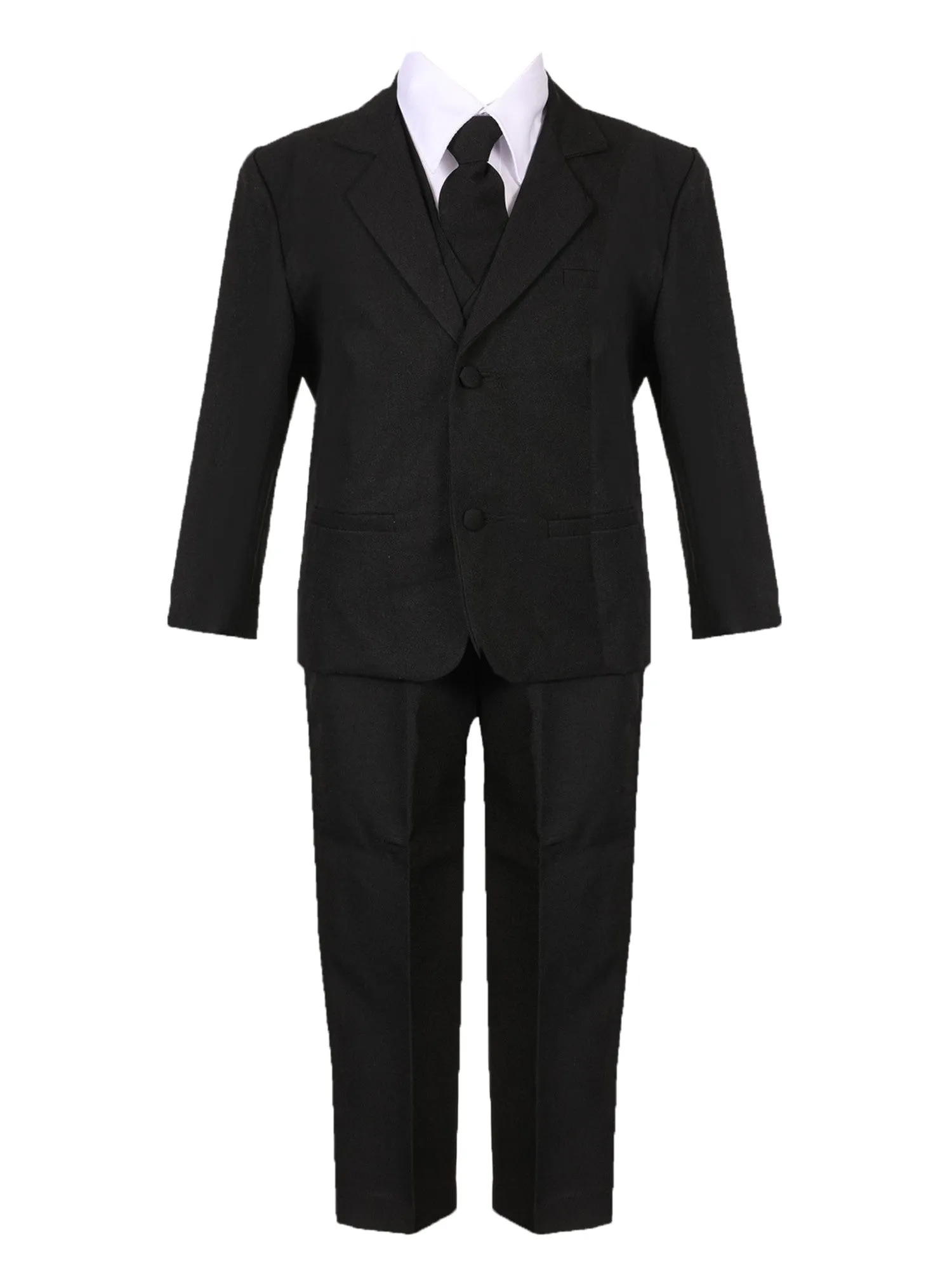 Boys Straight-Cut 5-Piece Special Occasion Suit Set, Sizes 2T-20