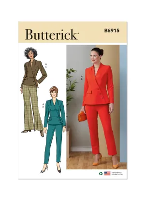 Butterick B6915 Misses' Jacket & Pants