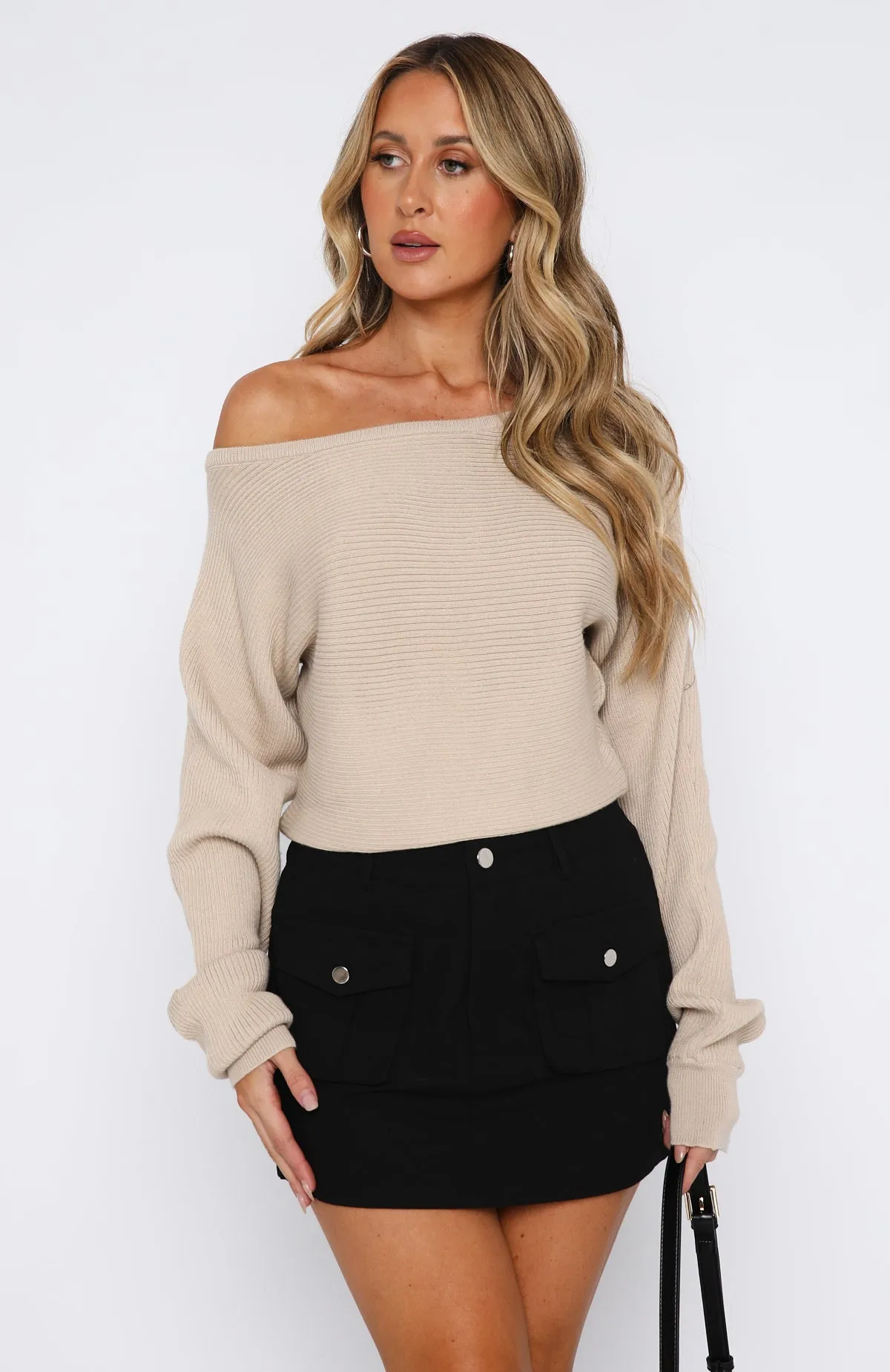 Cover Me Up Knit Sweater Oat