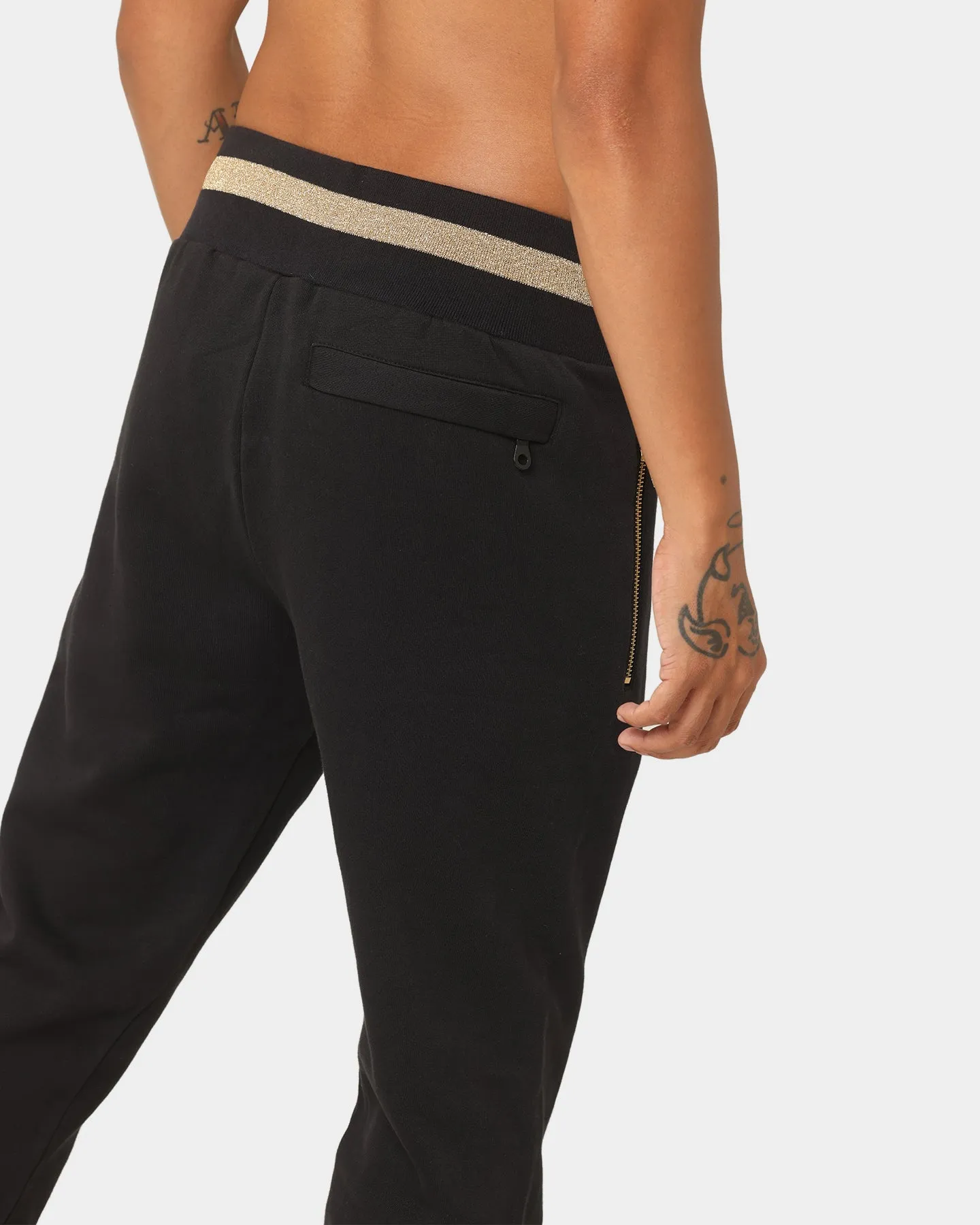 Crooks & Castles Medusa Track Pants Black/Gold