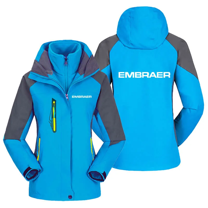 Embraer & Text Designed Thick "WOMEN" Skiing Jackets