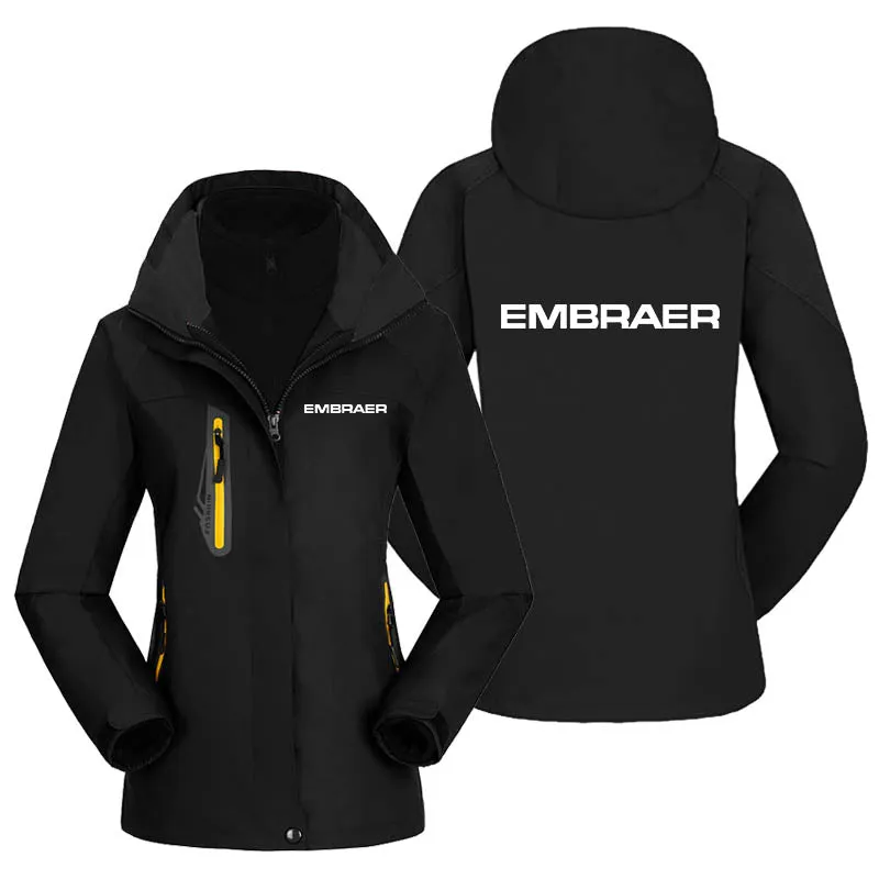 Embraer & Text Designed Thick "WOMEN" Skiing Jackets