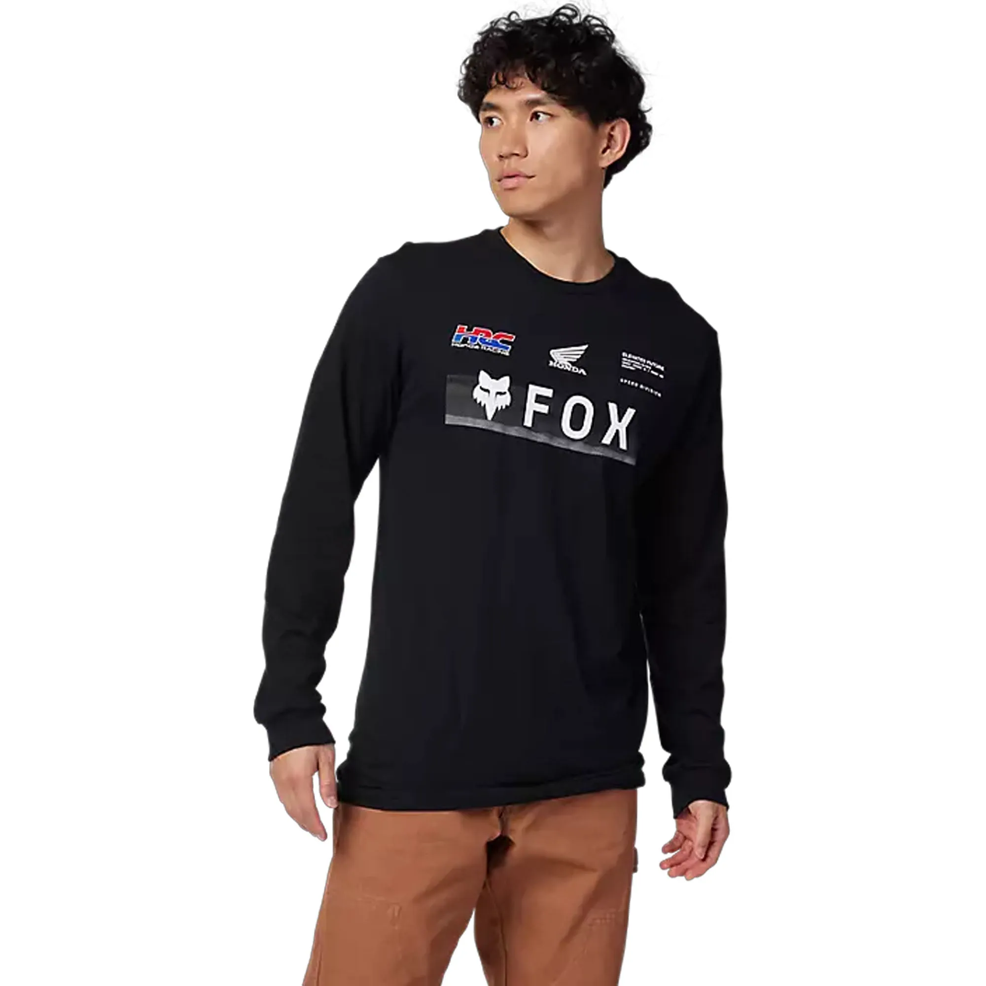 Fox Racing Fox x Honda Premium Long Sleeve Tee T-Shirt Black