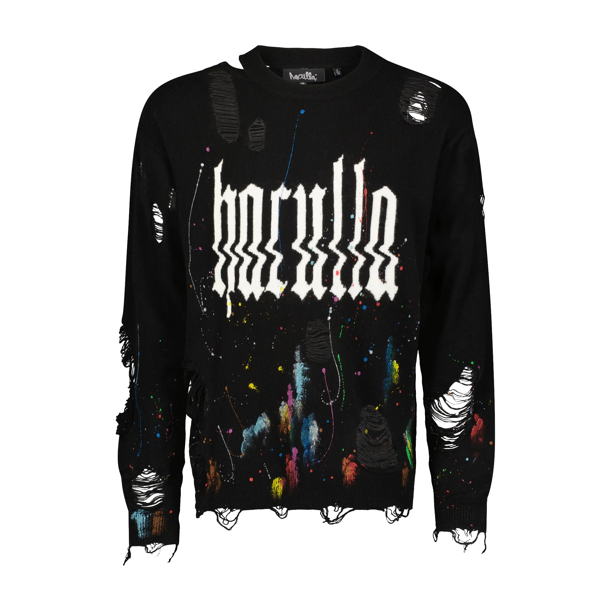 GLITCHED HACULLA KNITTED SWEATER