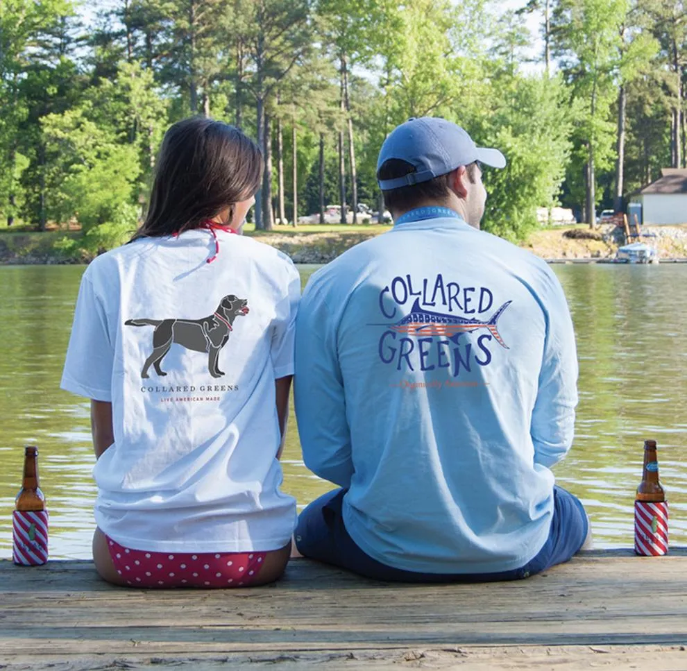 Good Boy: Long Sleeve T-Shirt - Chocolate Lab on White