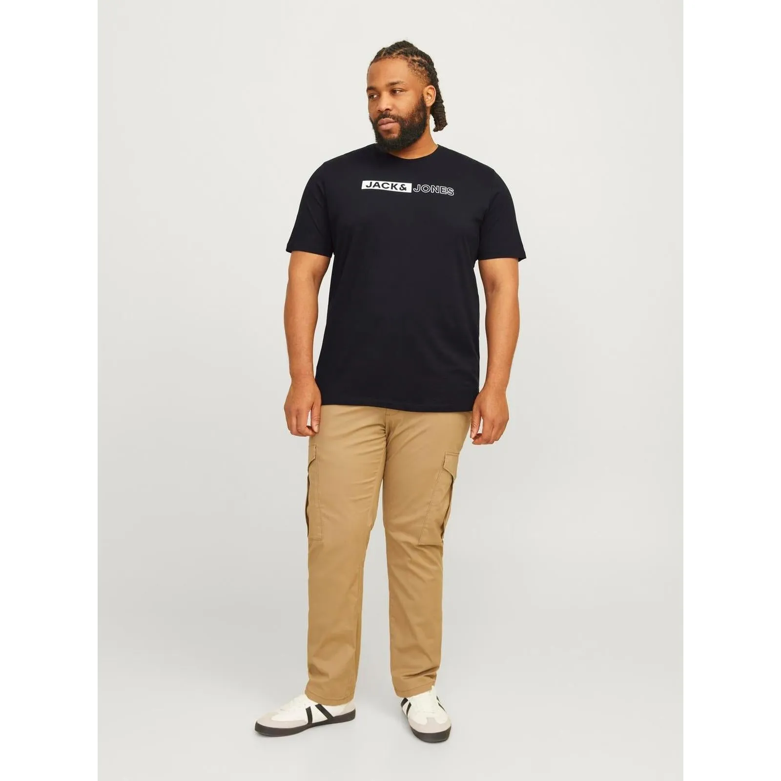 Jack & Jones Mens Corp Logo Big & Tall Short Sleeve T-Shirt