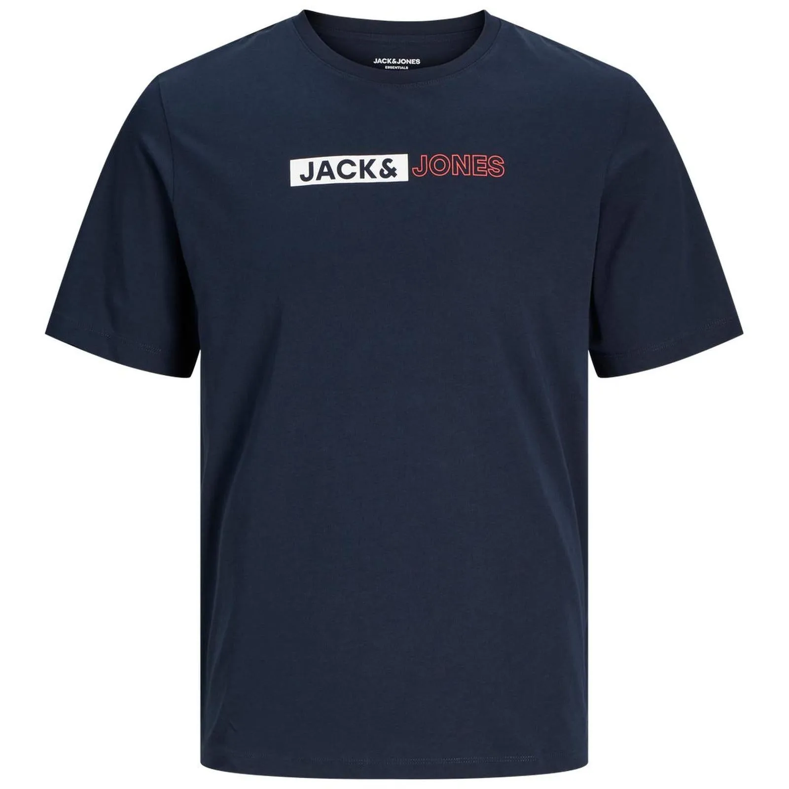 Jack & Jones Mens Corp Logo Big & Tall Short Sleeve T-Shirt