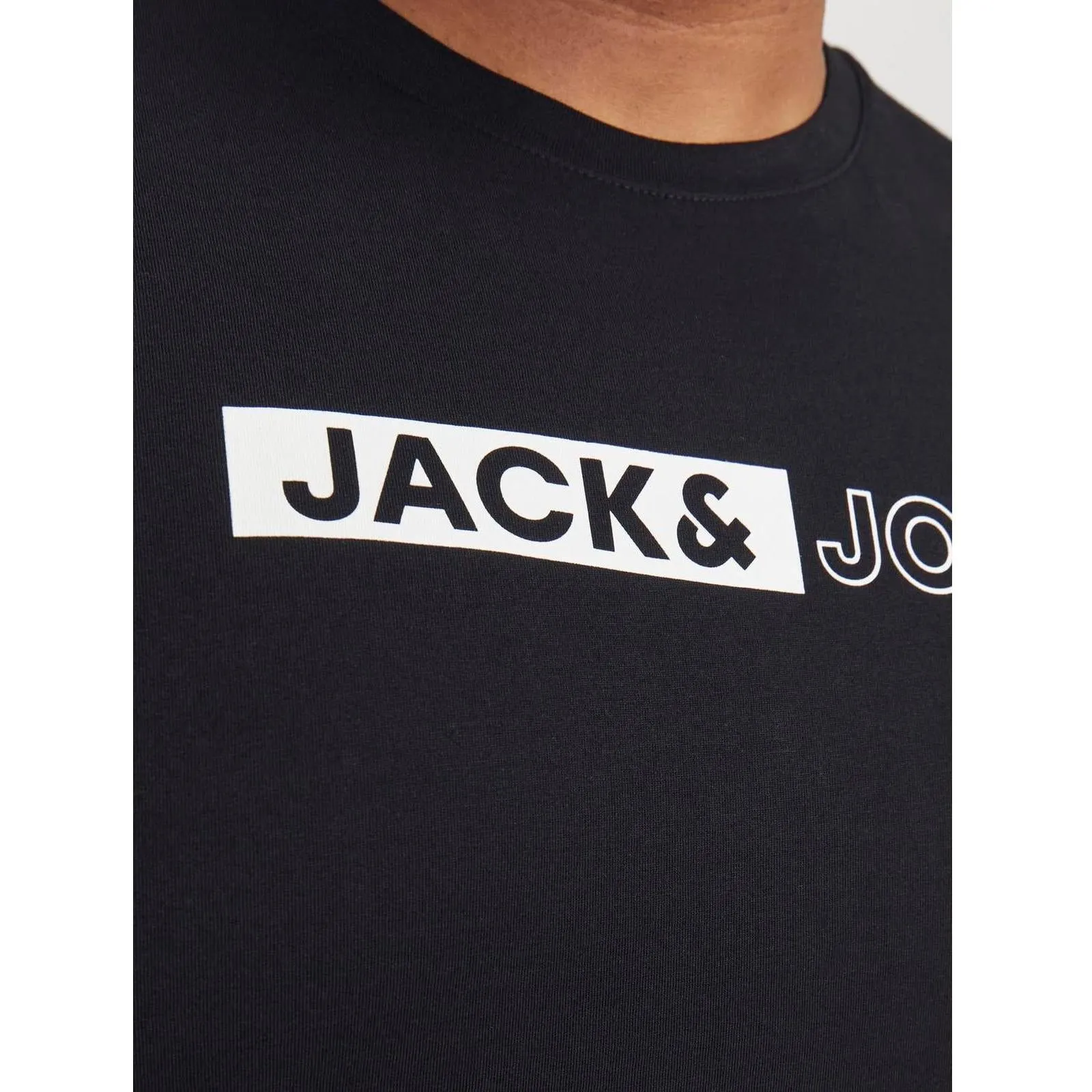 Jack & Jones Mens Corp Logo Big & Tall Short Sleeve T-Shirt