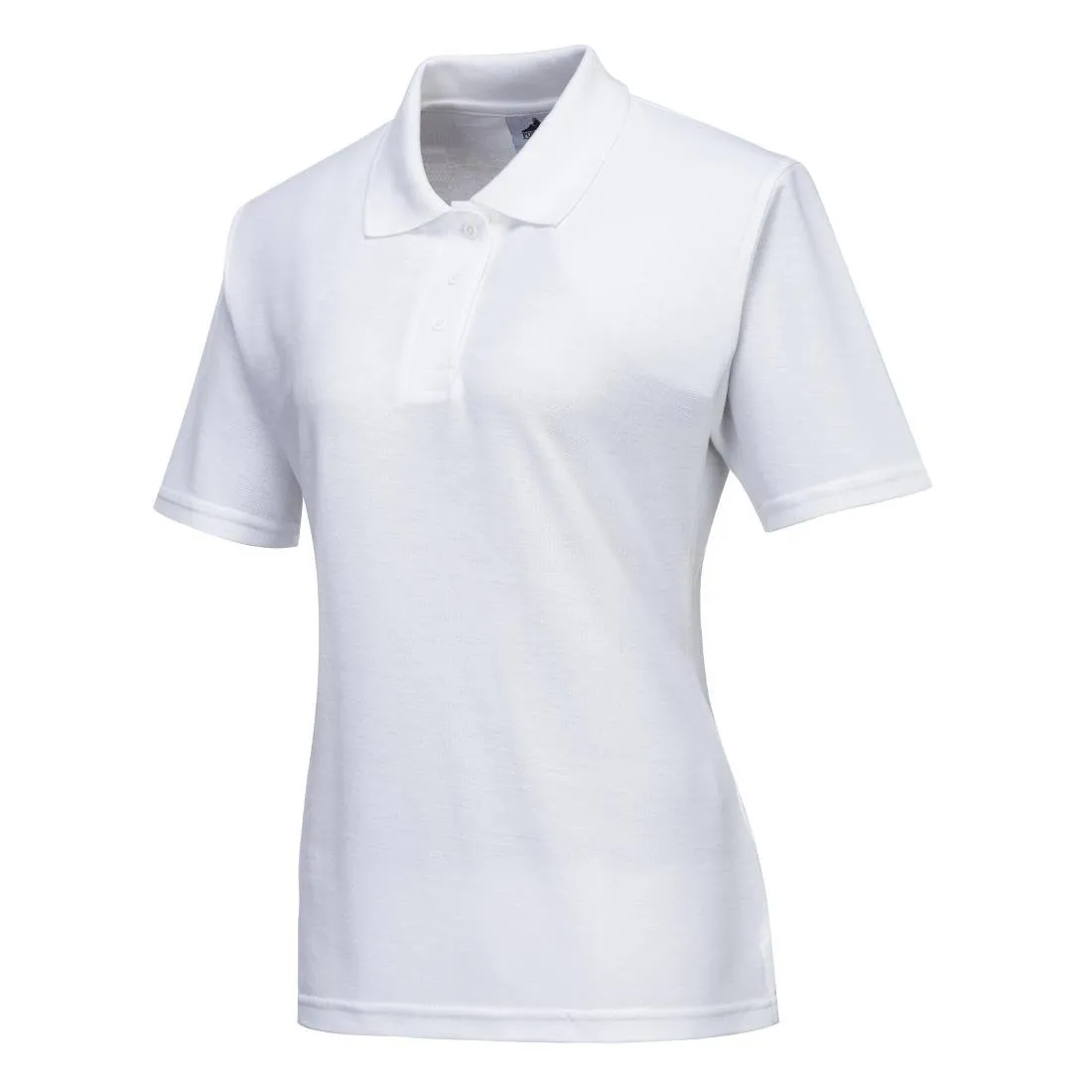 Ladies Polo Shirt White XL - BB473-XL