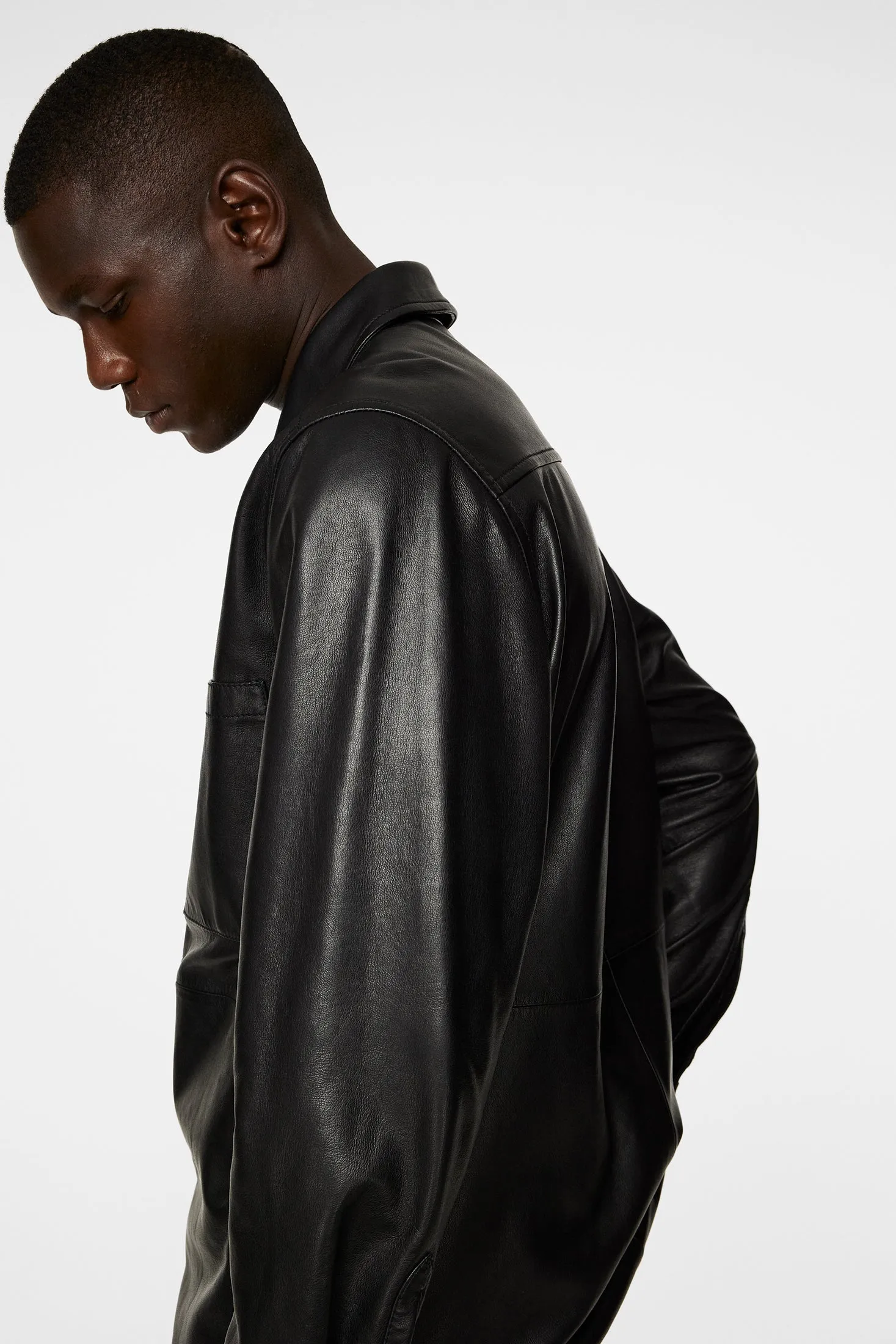 Lanson Leather Overshirt