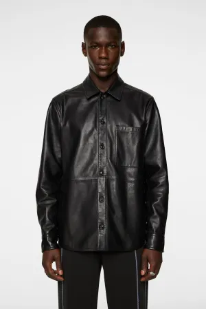 Lanson Leather Overshirt