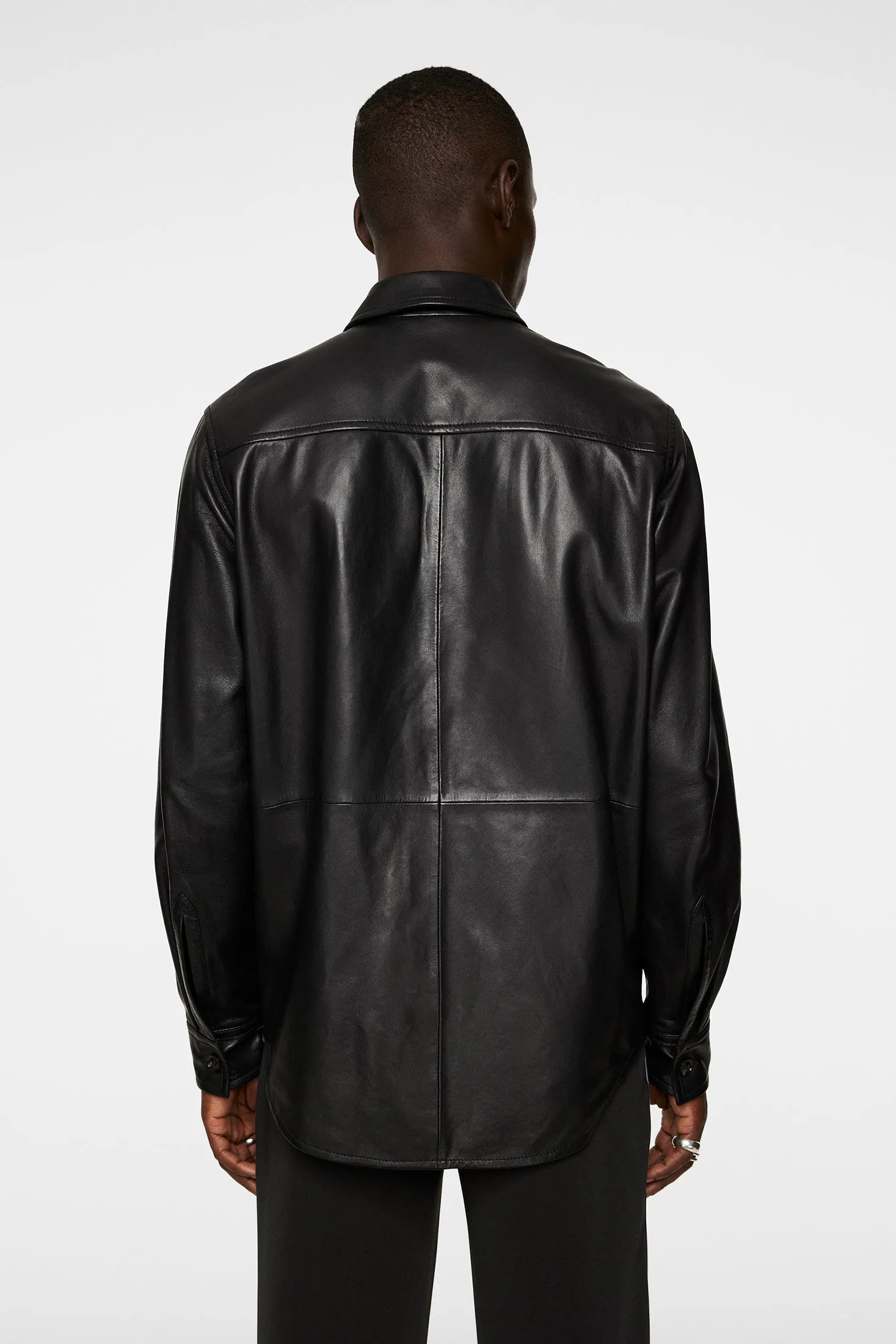 Lanson Leather Overshirt