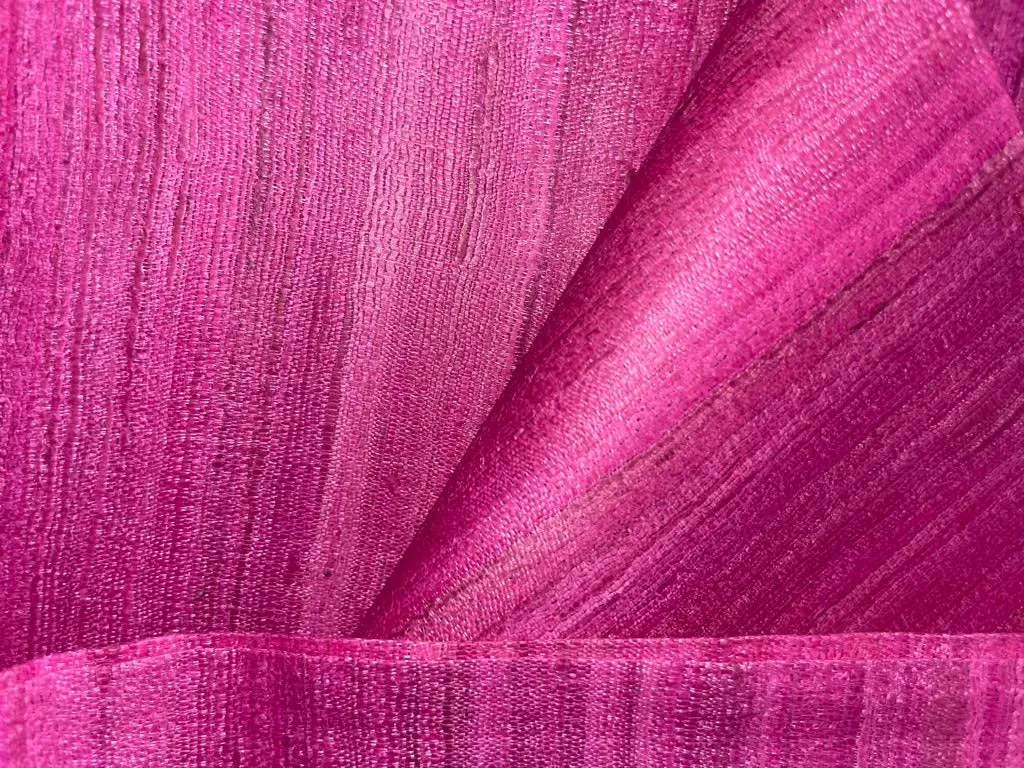 LIGHT MATKA SILK FABRIC 44"HANDLOOM WOVEN available in 3 colors parrot green/beige/black/purple/pink