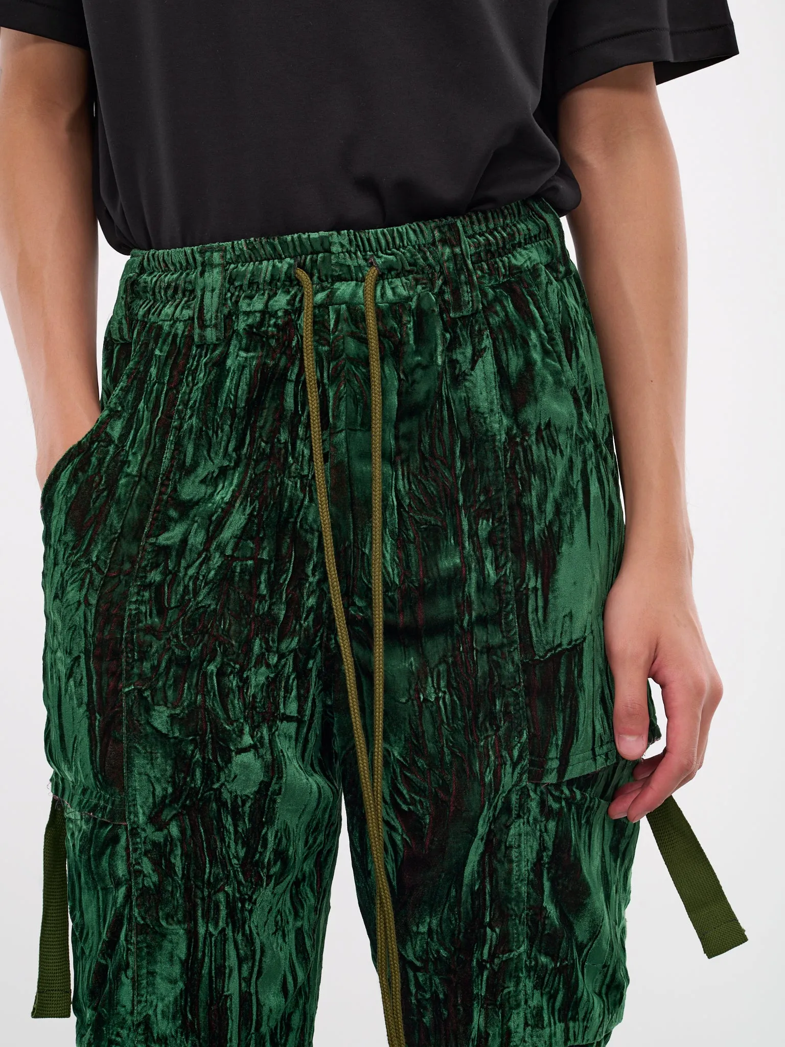 Lined Cargo Pants (242-MPT055RL-DEEP-GREEN)