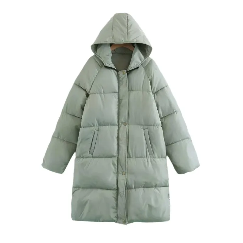 Long Warm Thick Winter Hooded Women's Jackets