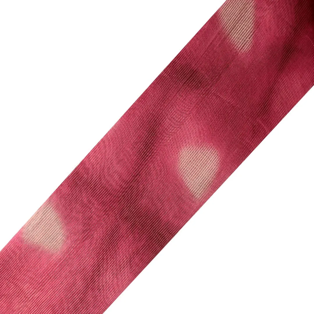 Majenta Tie Dye Silk Chanderi Fabric