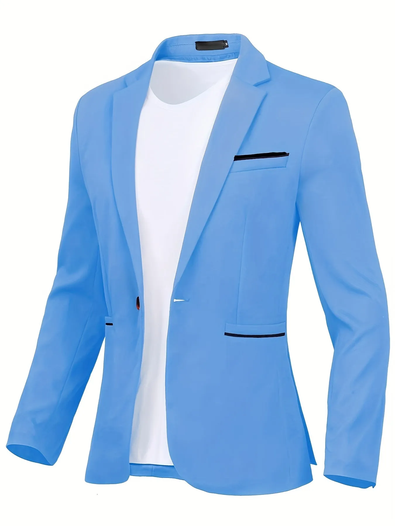 Men's Suit Slim Fit Blazer With One Button