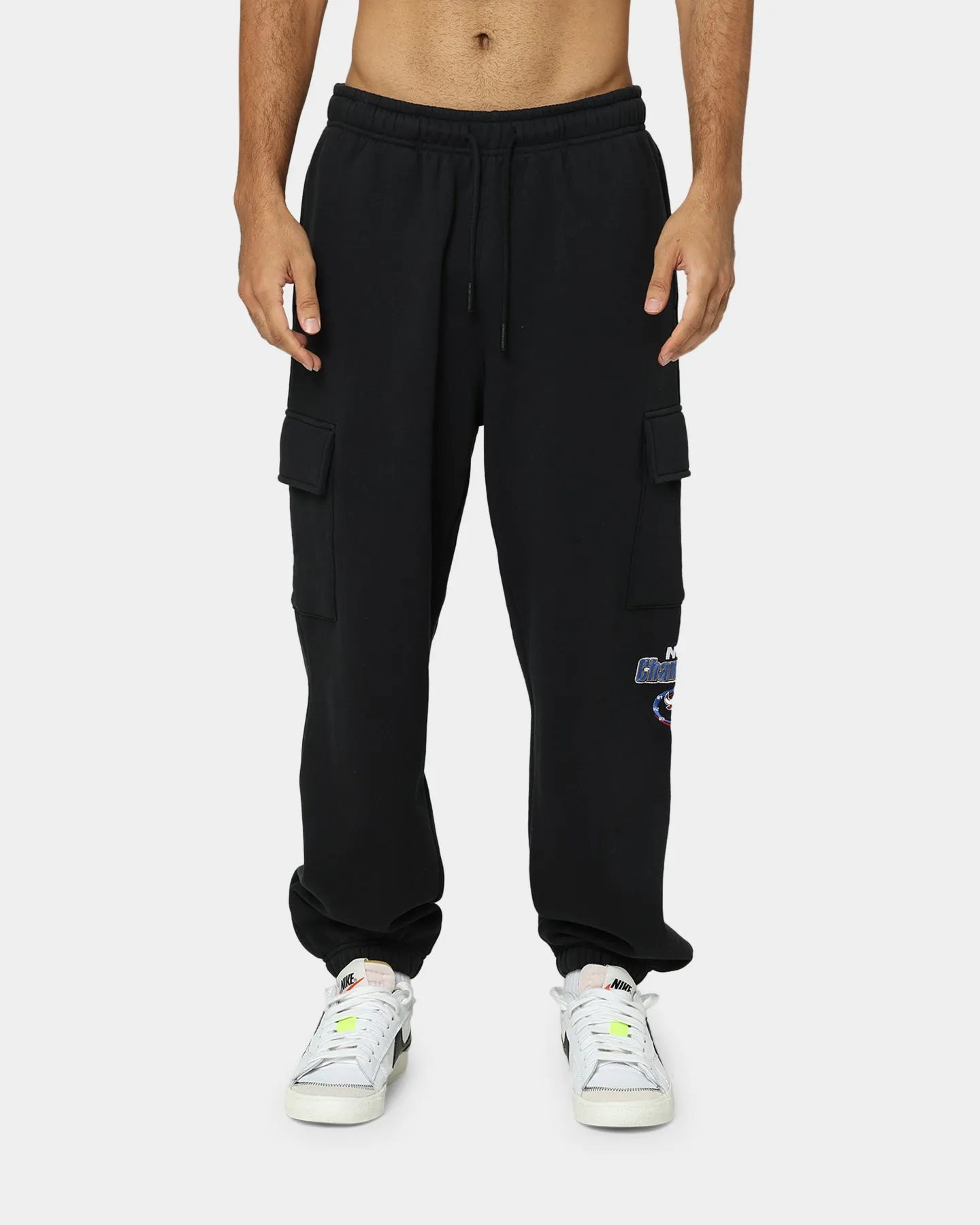 Mitchell & Ness Chicago Bulls Cargo Fleece Sweat Pants Faded Black