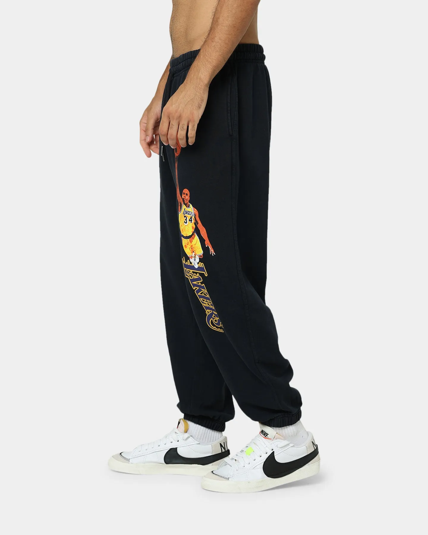 Mitchell & Ness Shaq Sweat Pants Faded Black