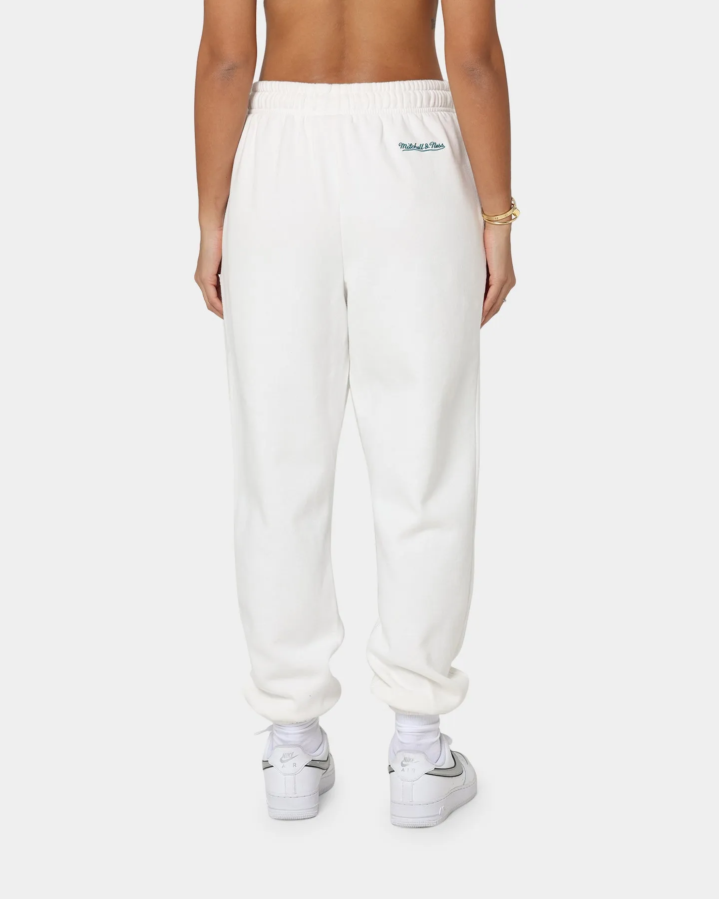 Mitchell & Ness Women's Shaq Sweat Pants Vintage White