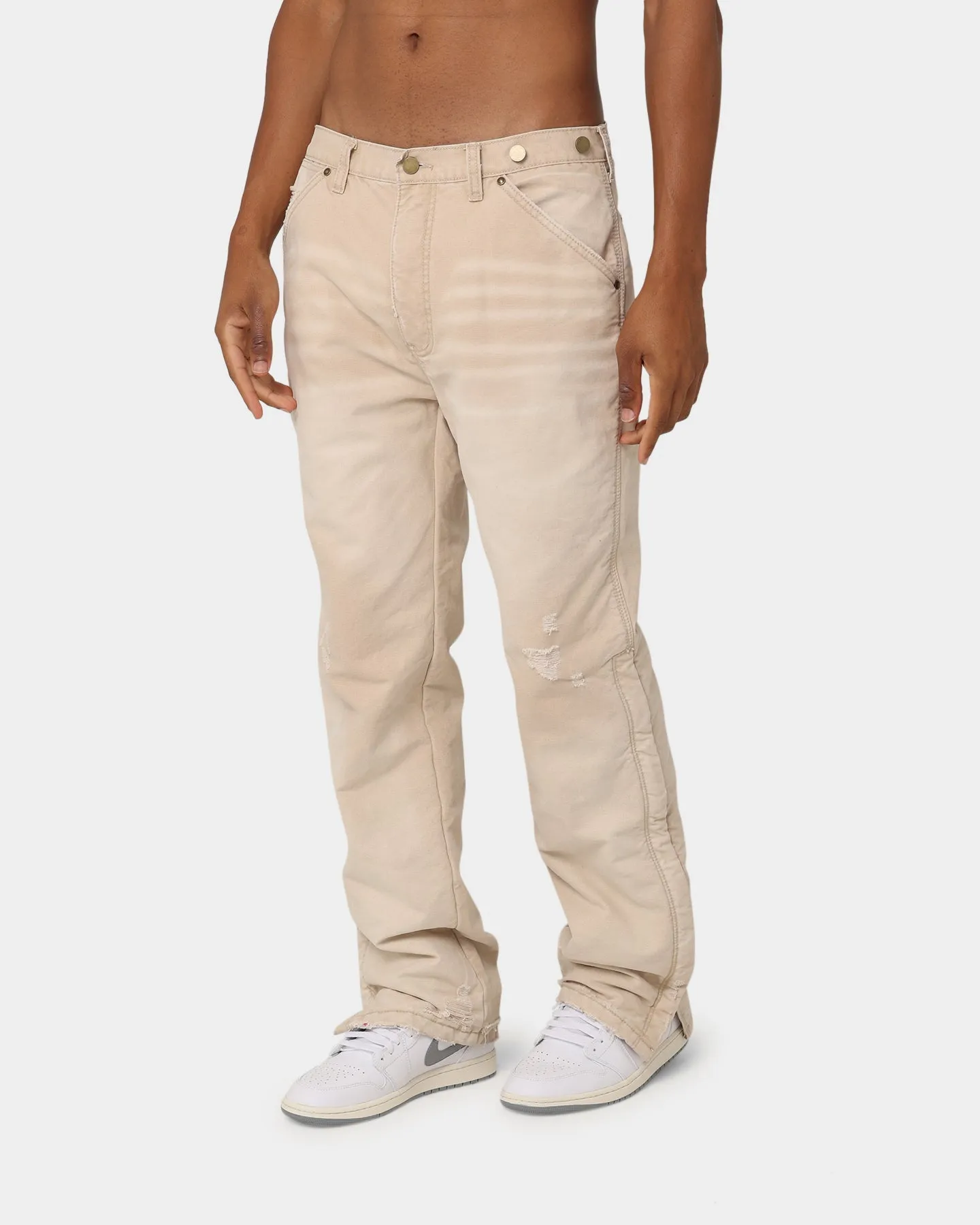 MNML Vintage Lined Work Pants Tan