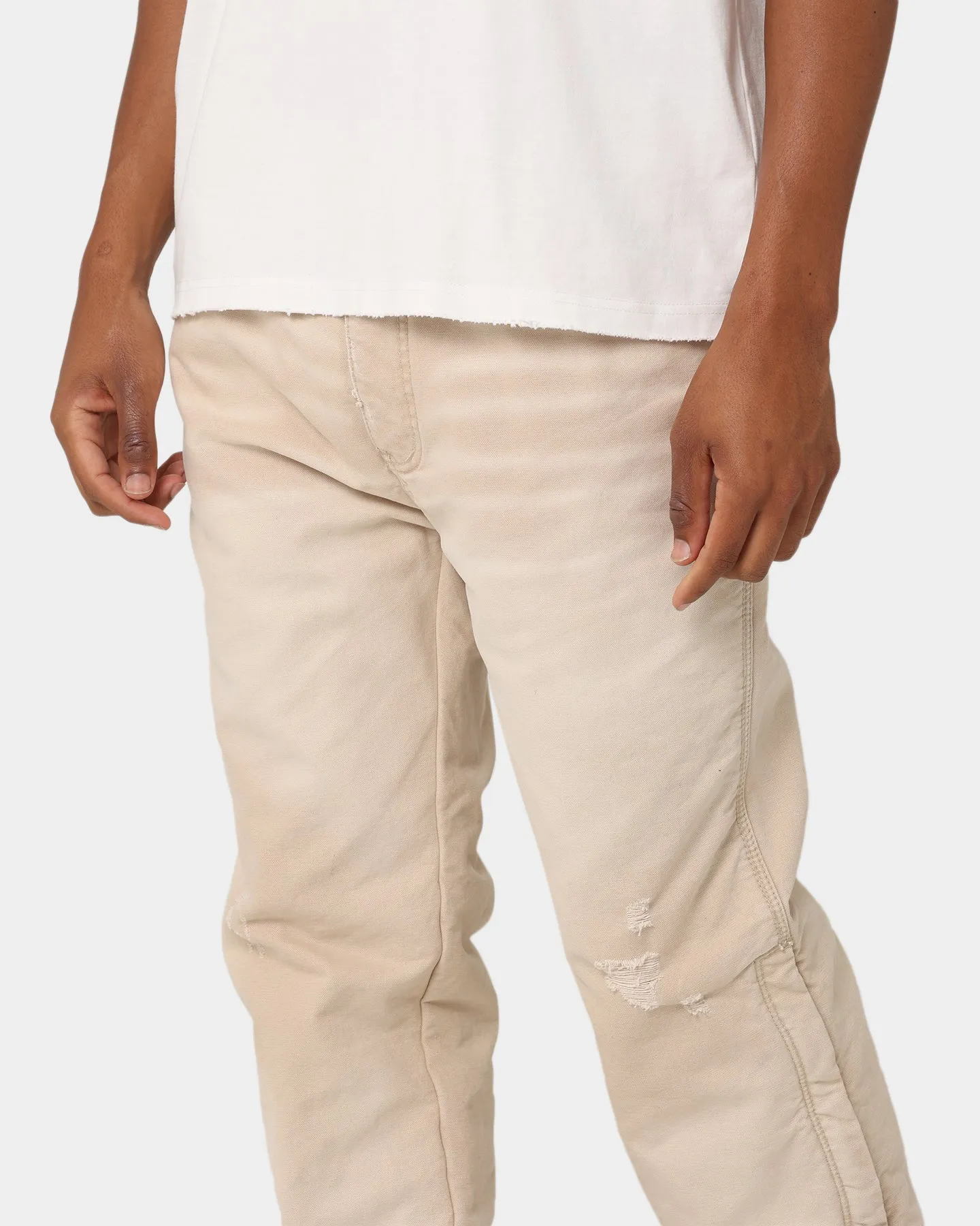 MNML Vintage Lined Work Pants Tan