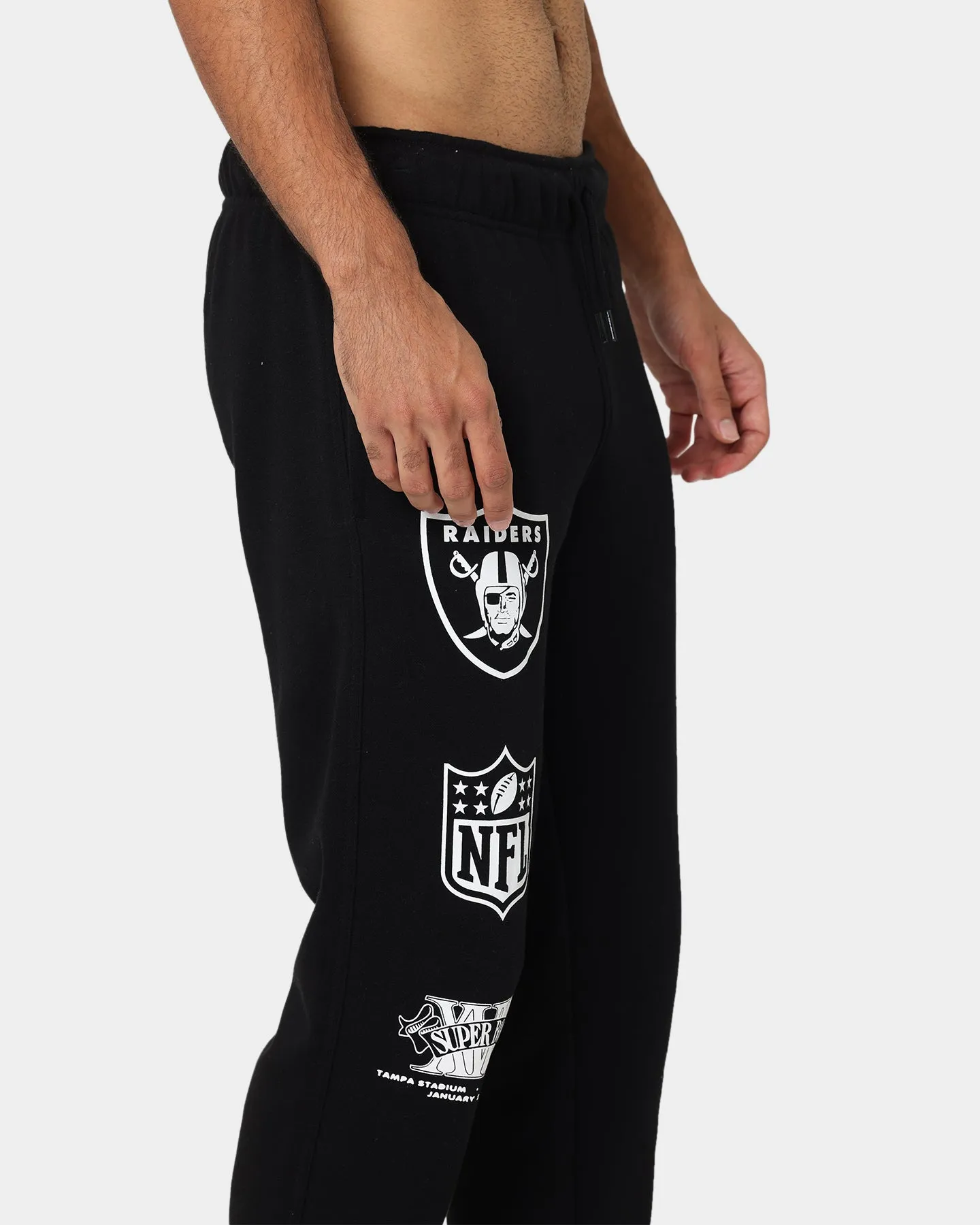 New Era Las Vegas Raiders Track Pants Black/White