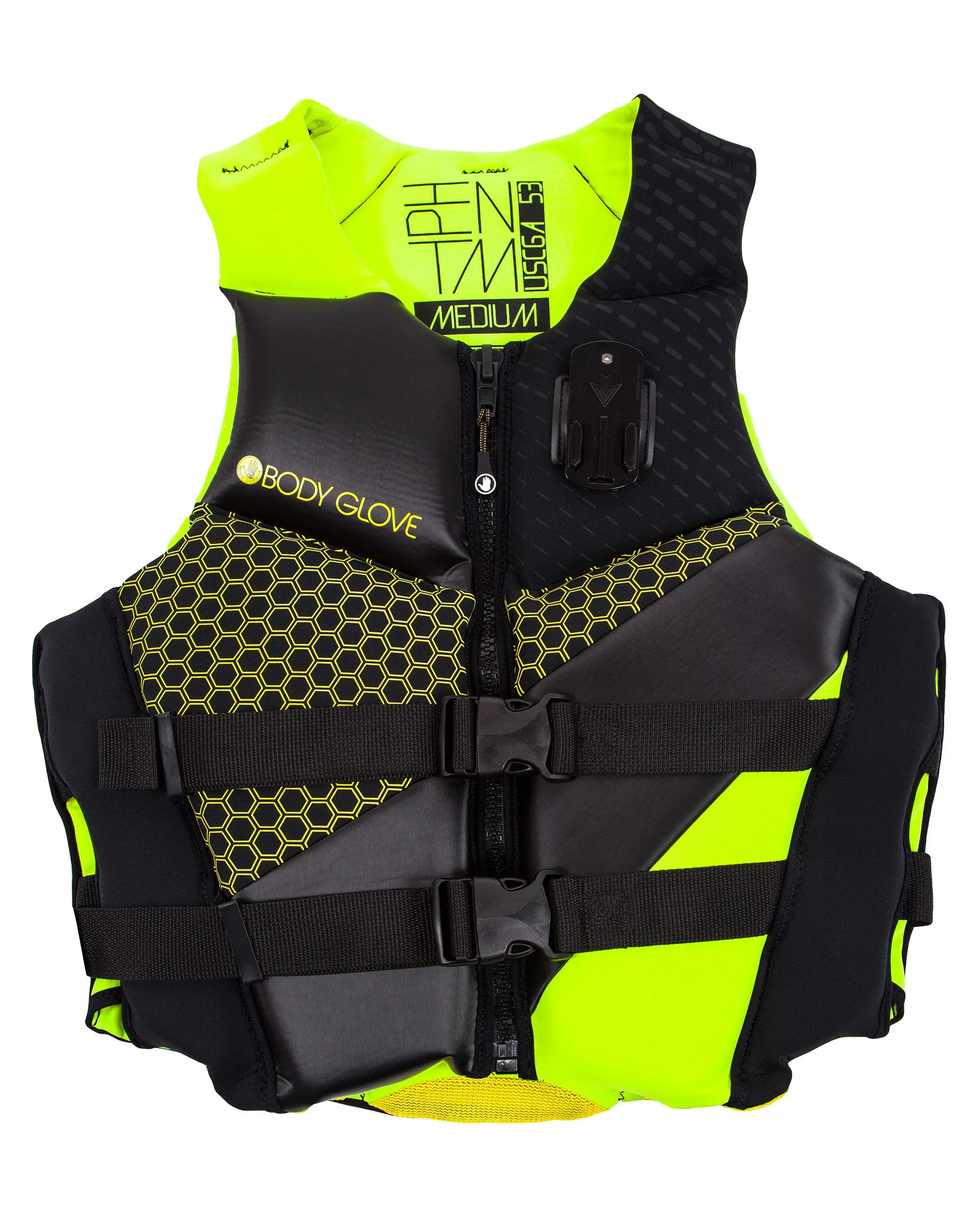 Phantom Men's/Teen USCGA PFD - Lime/Black