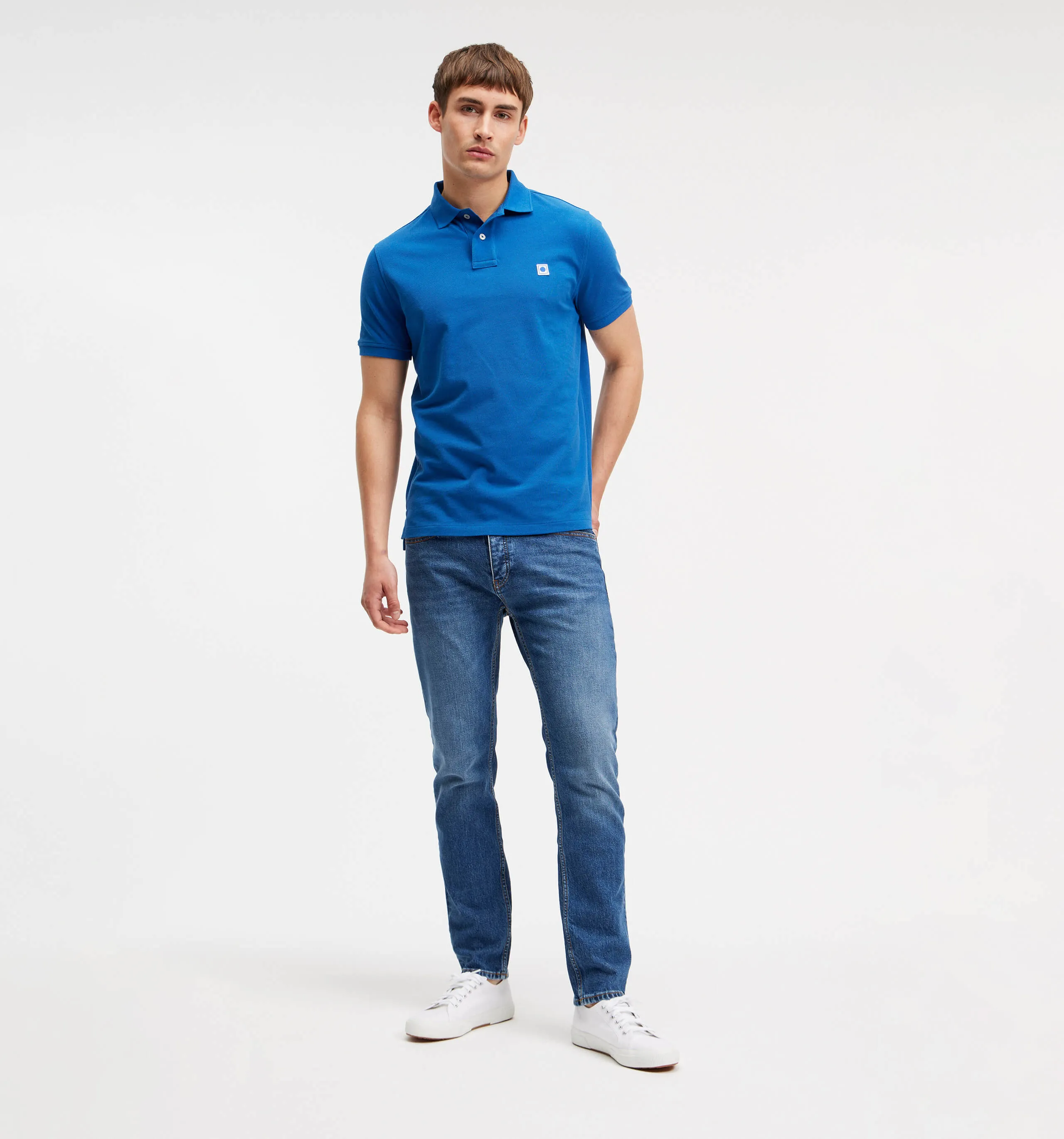 Pique Polo Royal Blue