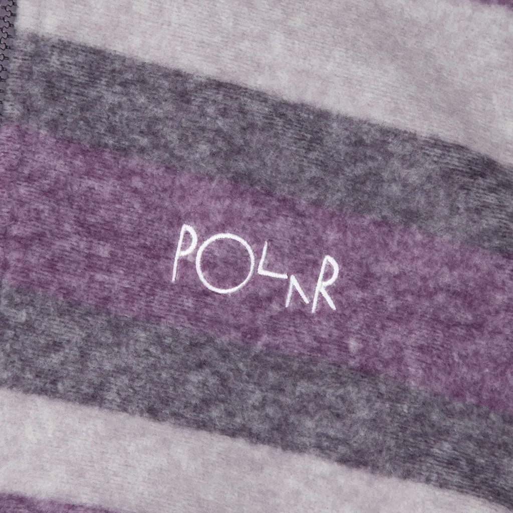 Polar Skate Co. - Stripe Fleece Pullover - Light Purple