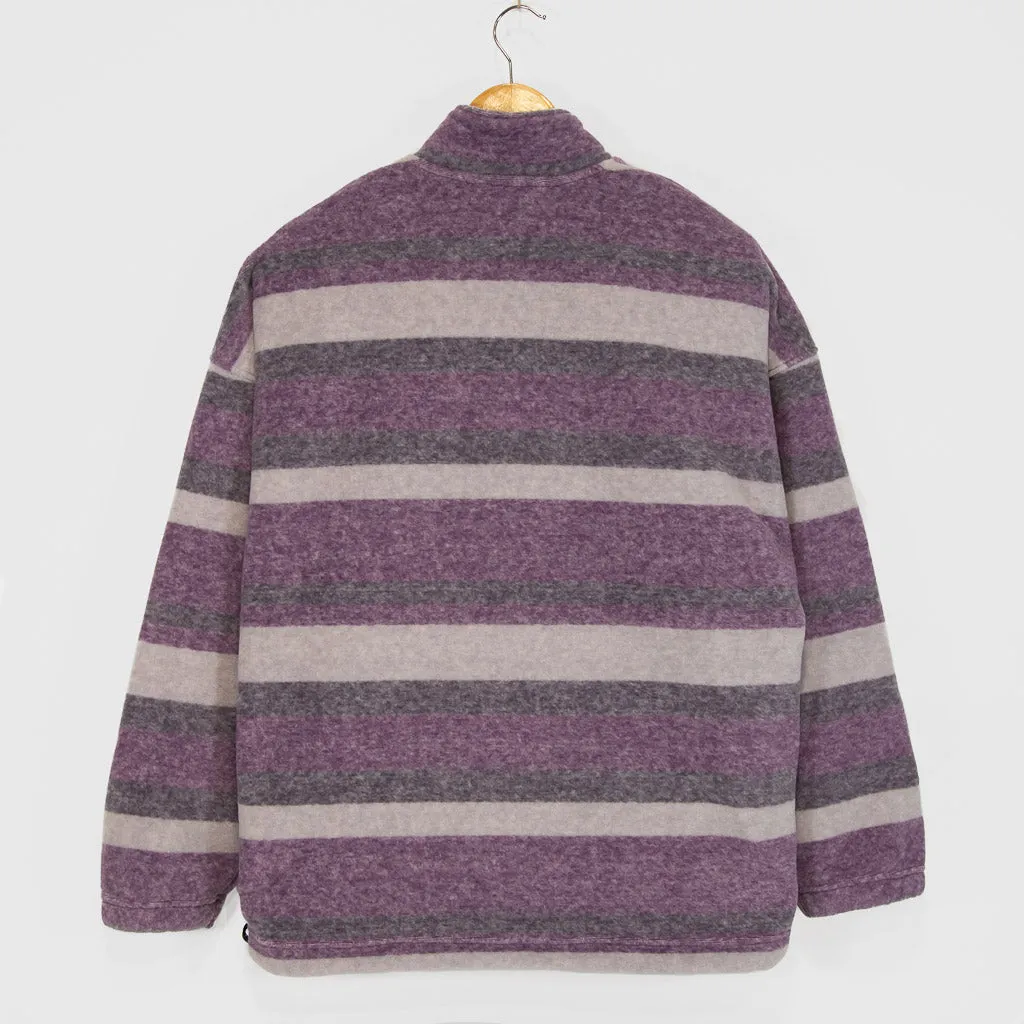 Polar Skate Co. - Stripe Fleece Pullover - Light Purple