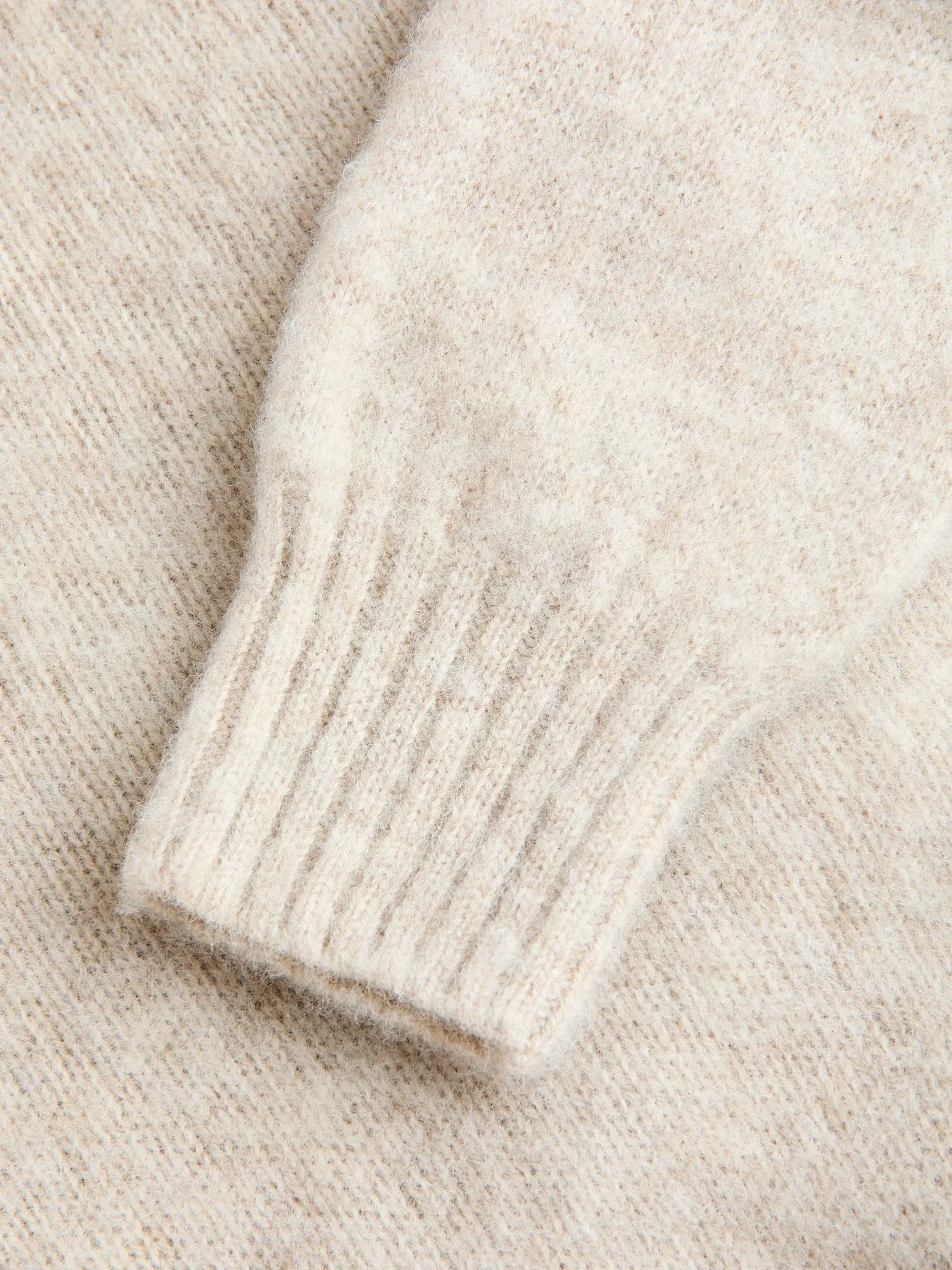 "Birth of the Cool" Wool Sweater in Cosmic Latte