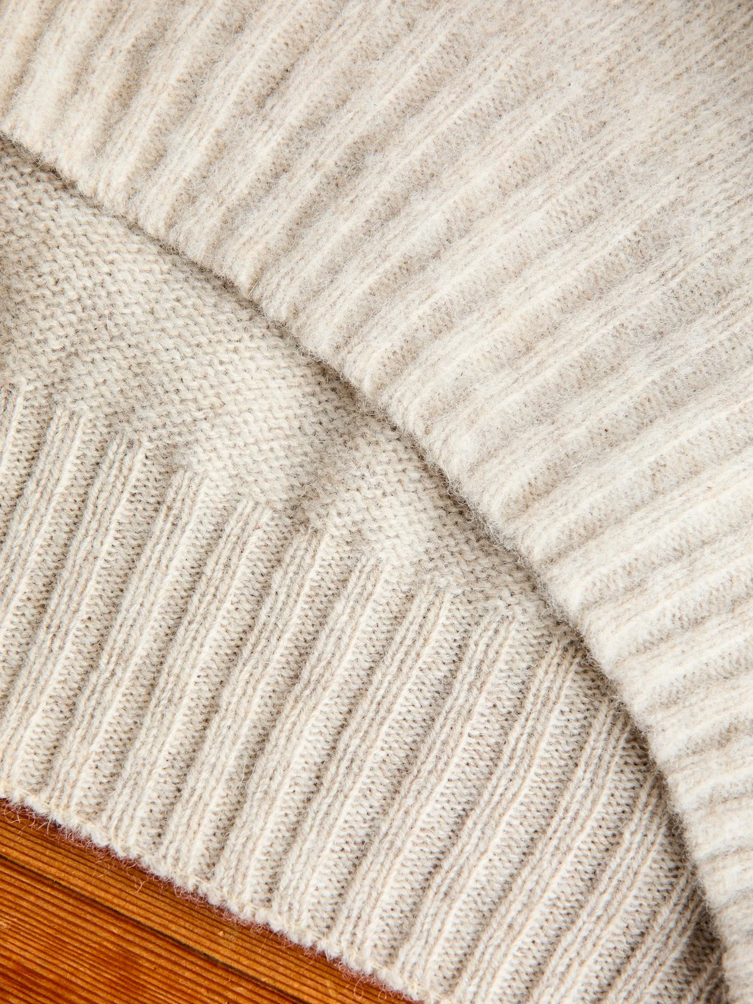 "Birth of the Cool" Wool Sweater in Cosmic Latte