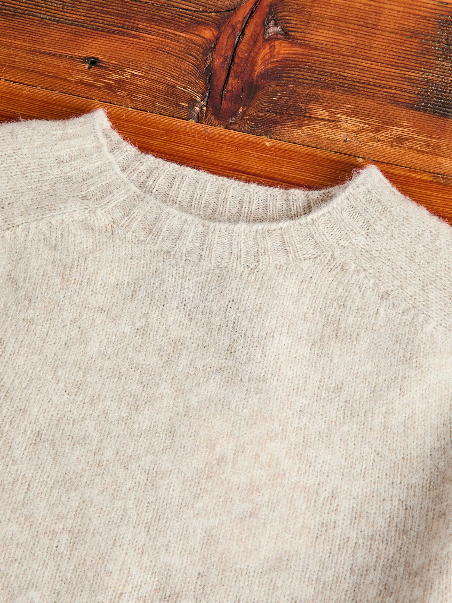 "Birth of the Cool" Wool Sweater in Cosmic Latte