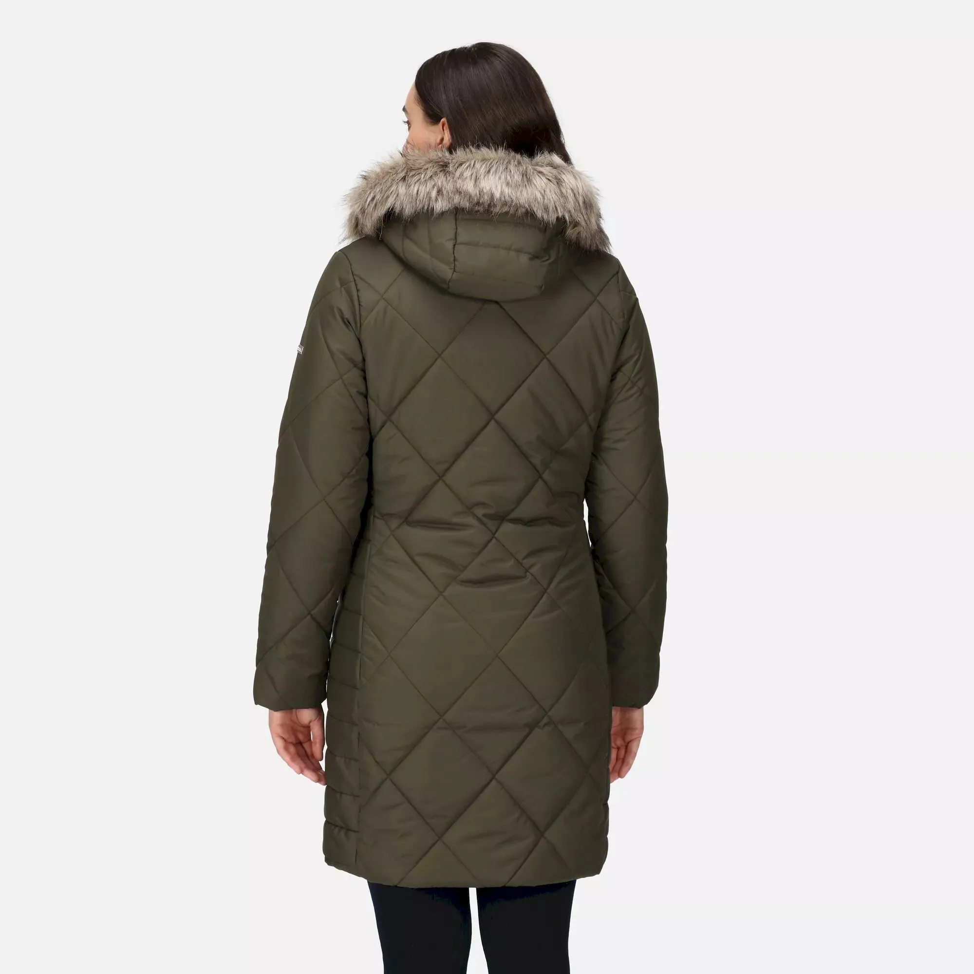 Regatta Ladies Fritha II Insulated Parka Jacket | Dark Khaki