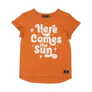 ROCK YOUR BABY - HERE COMES THE SUN TAN T SHIRT