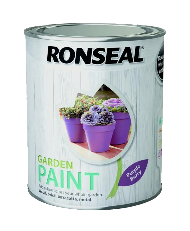 Ronseal Garden Paint 2.5L Purple Berry