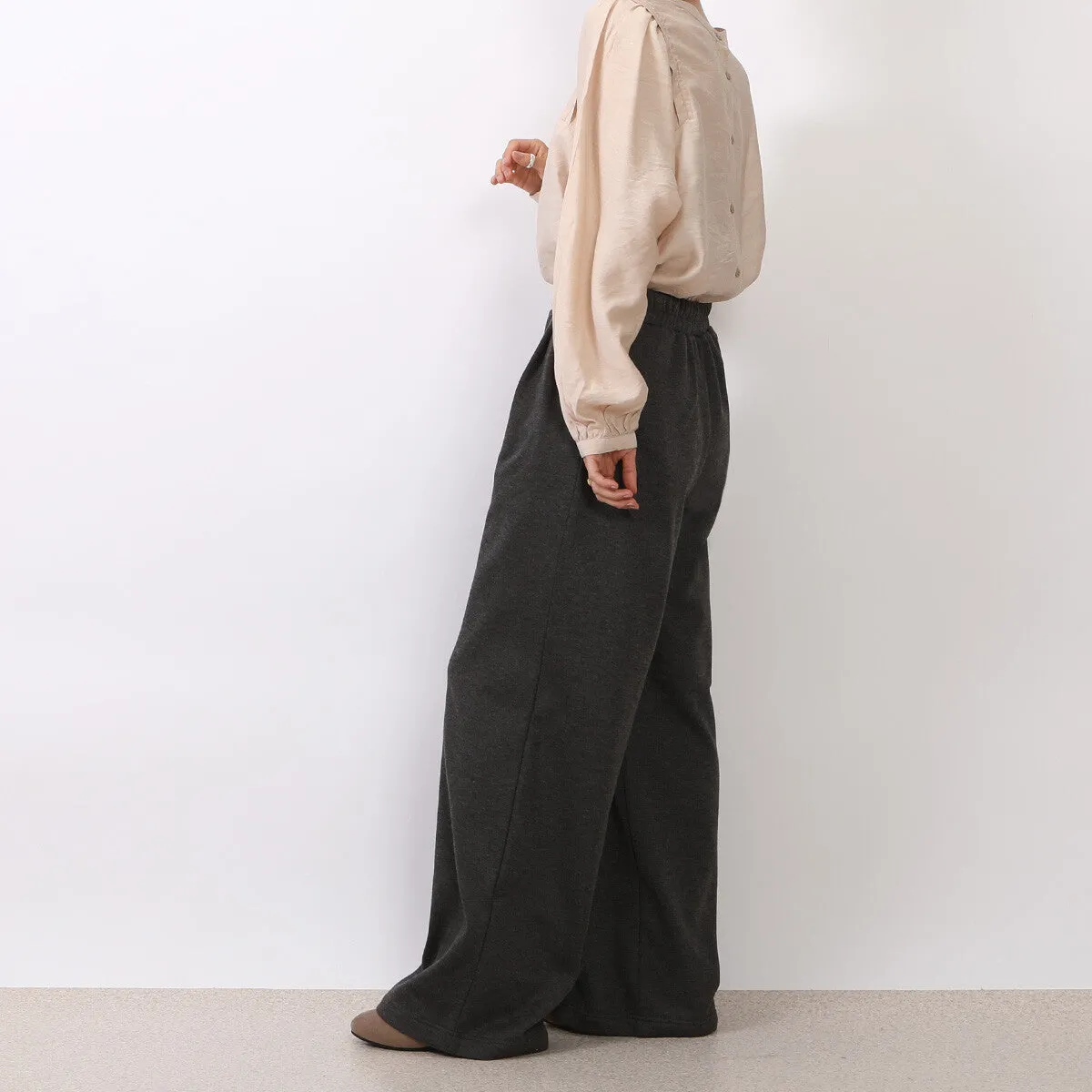 SATO | Fleece Lined Wide Pants