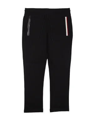 Striped Fleece-Lined Sweatpants